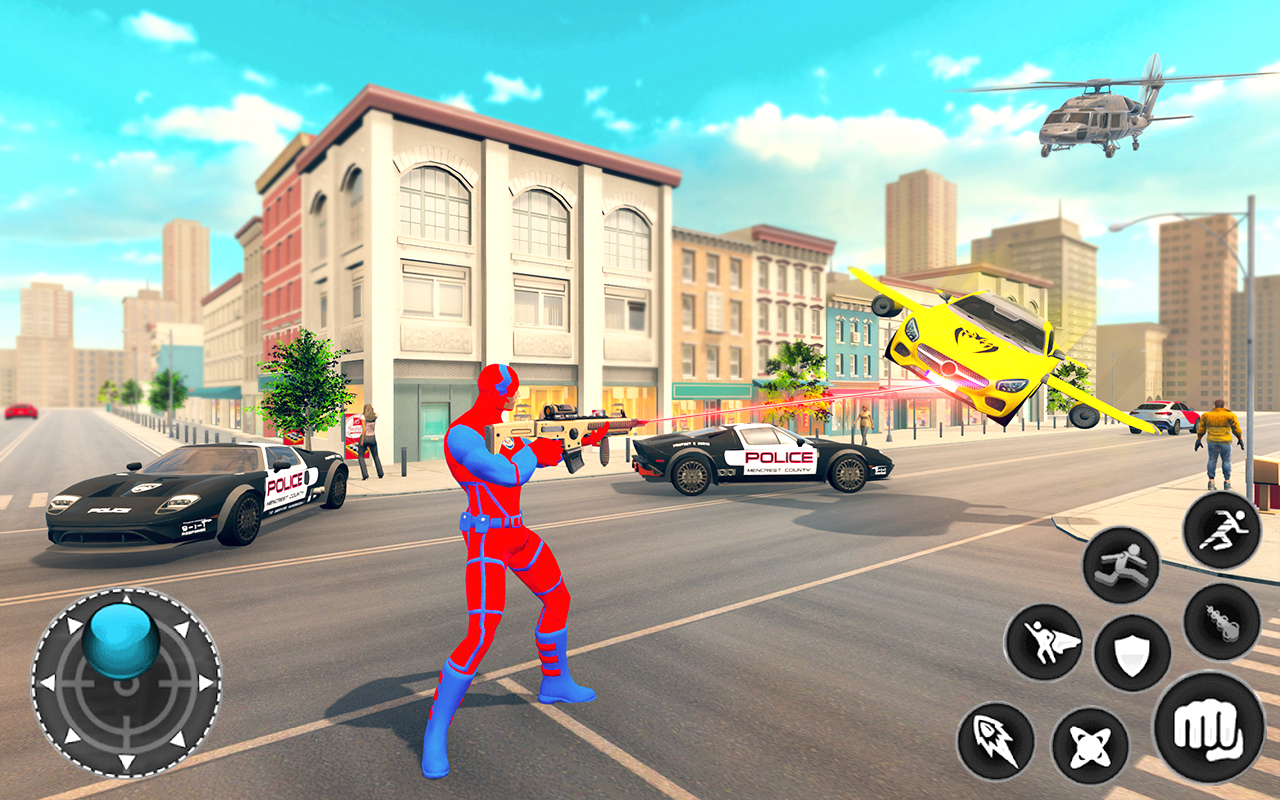 اسکرین شات 5 بازی Captain Super Hero Man Game 3D