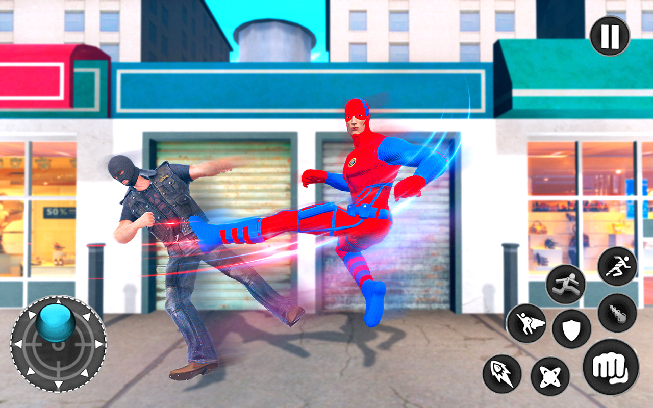 اسکرین شات 4 بازی Captain Super Hero Man Game 3D