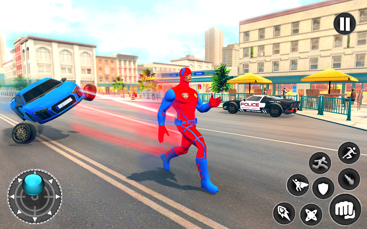 اسکرین شات 2 بازی Captain Super Hero Man Game 3D