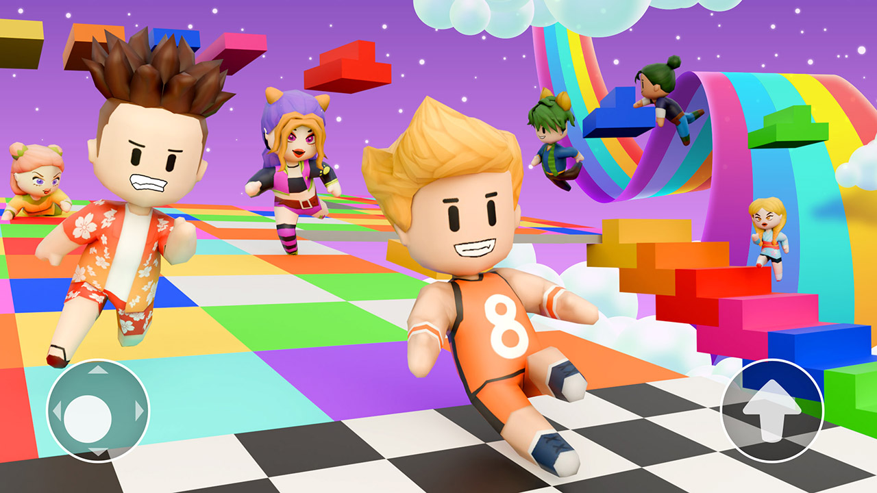 اسکرین شات 1 بازی Fall Party.io: Match Race