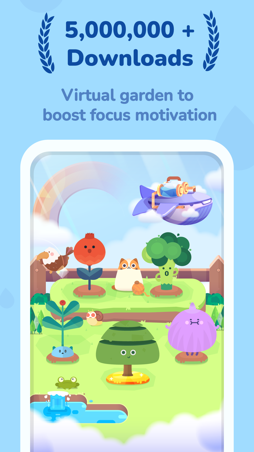 اسکرین شات 2 برنامه Focus Plant: Pomodoro Forest