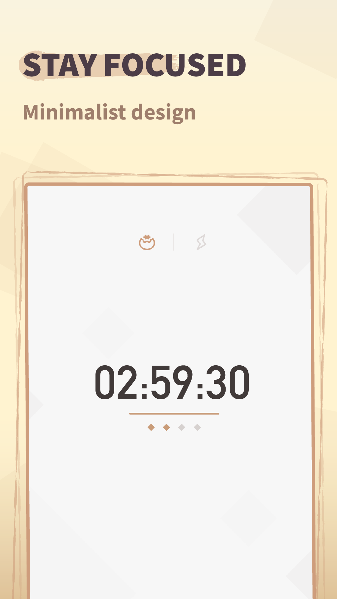 اسکرین شات 2 برنامه Striving: Pomodoro study timer