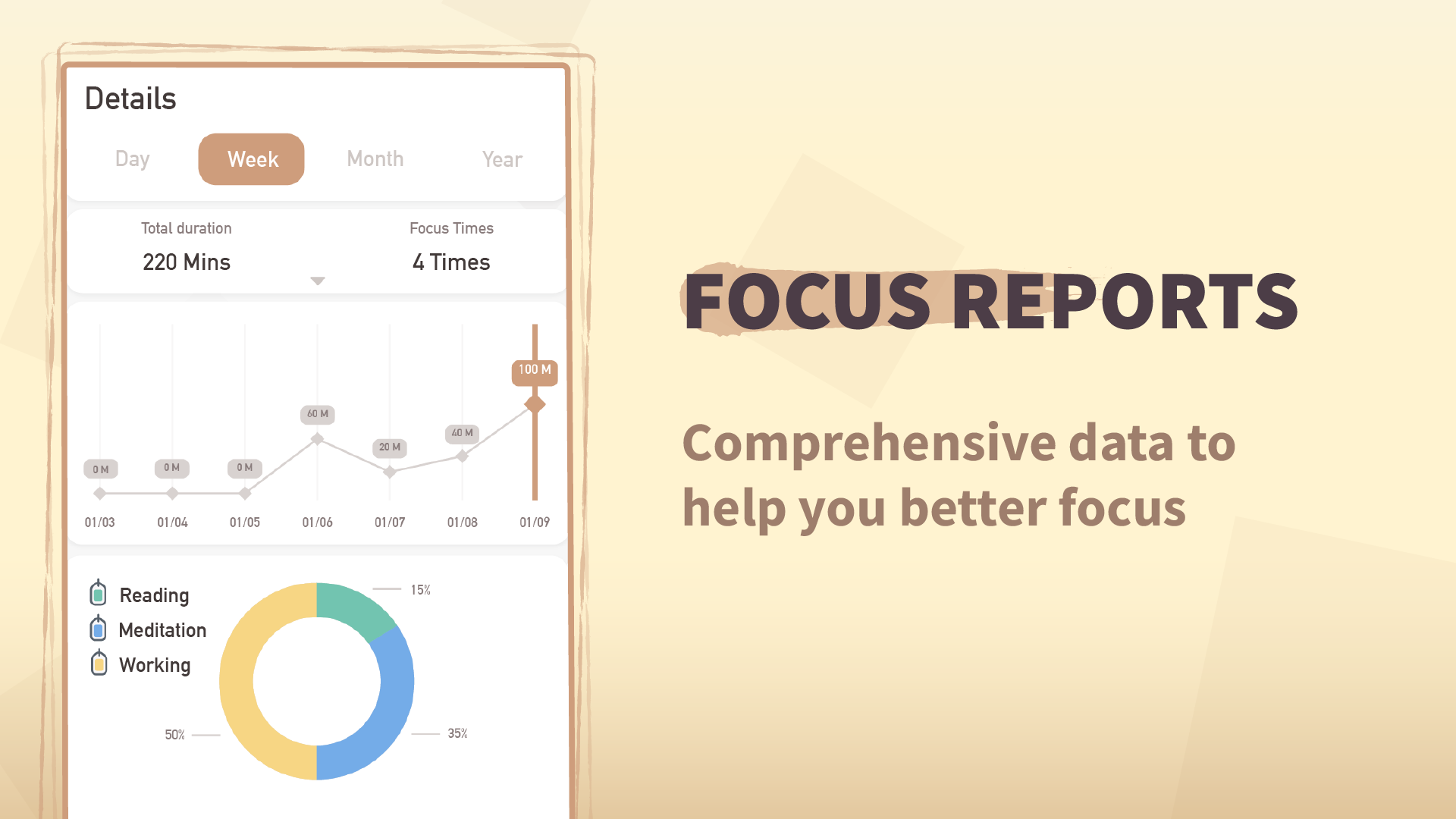 اسکرین شات 7 برنامه Striving: Pomodoro study timer