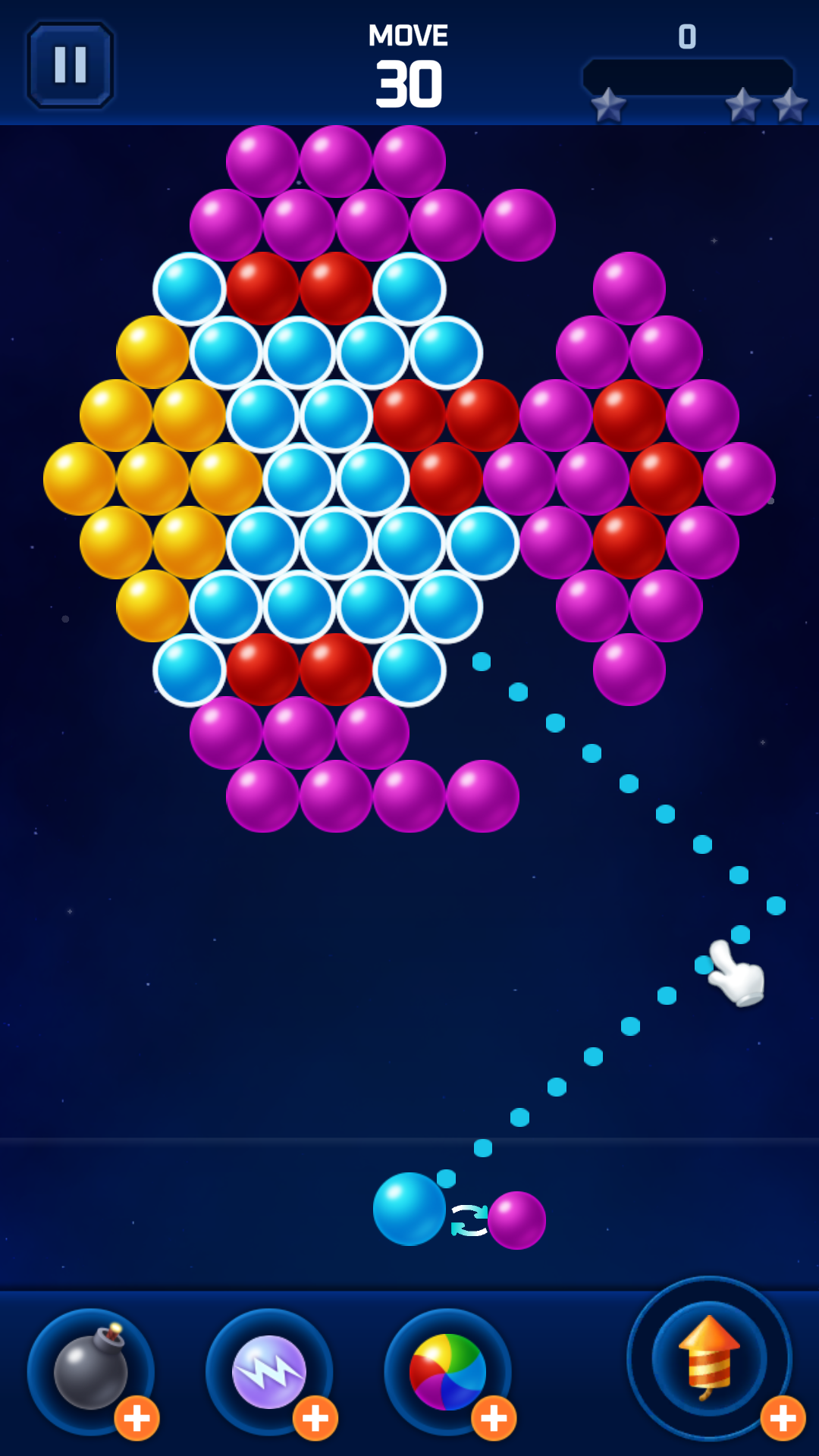 اسکرین شات 2 بازی Bubble Star Plus : BubblePop
