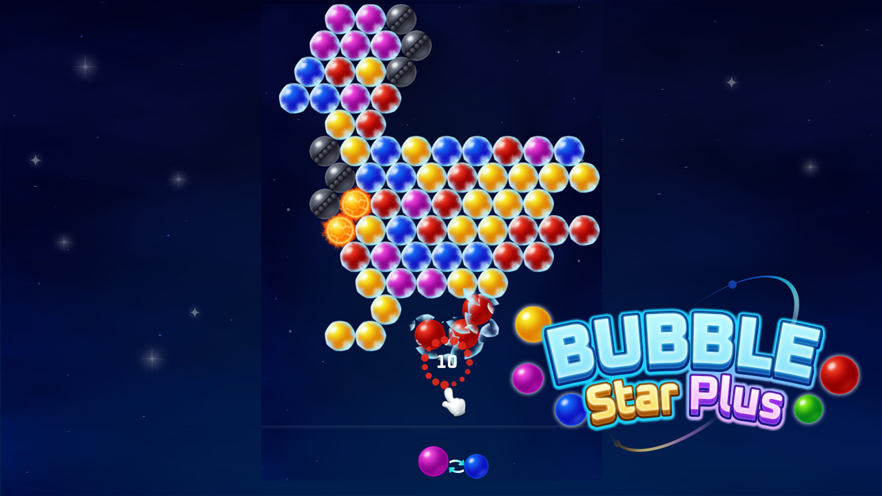 اسکرین شات 4 بازی Bubble Star Plus : BubblePop