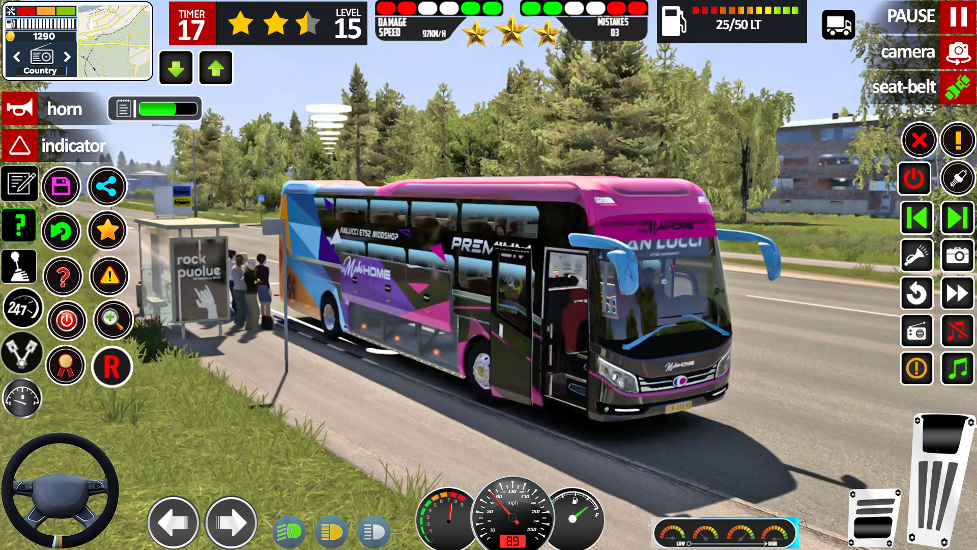 اسکرین شات 7 بازی US Public Bus Driving Games 3d