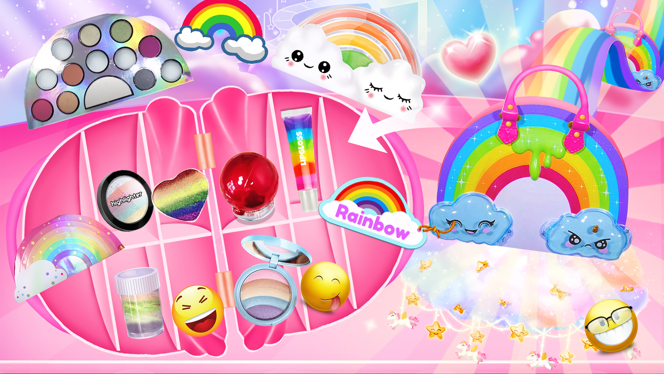 اسکرین شات 1 بازی Rainbow Slime Kit