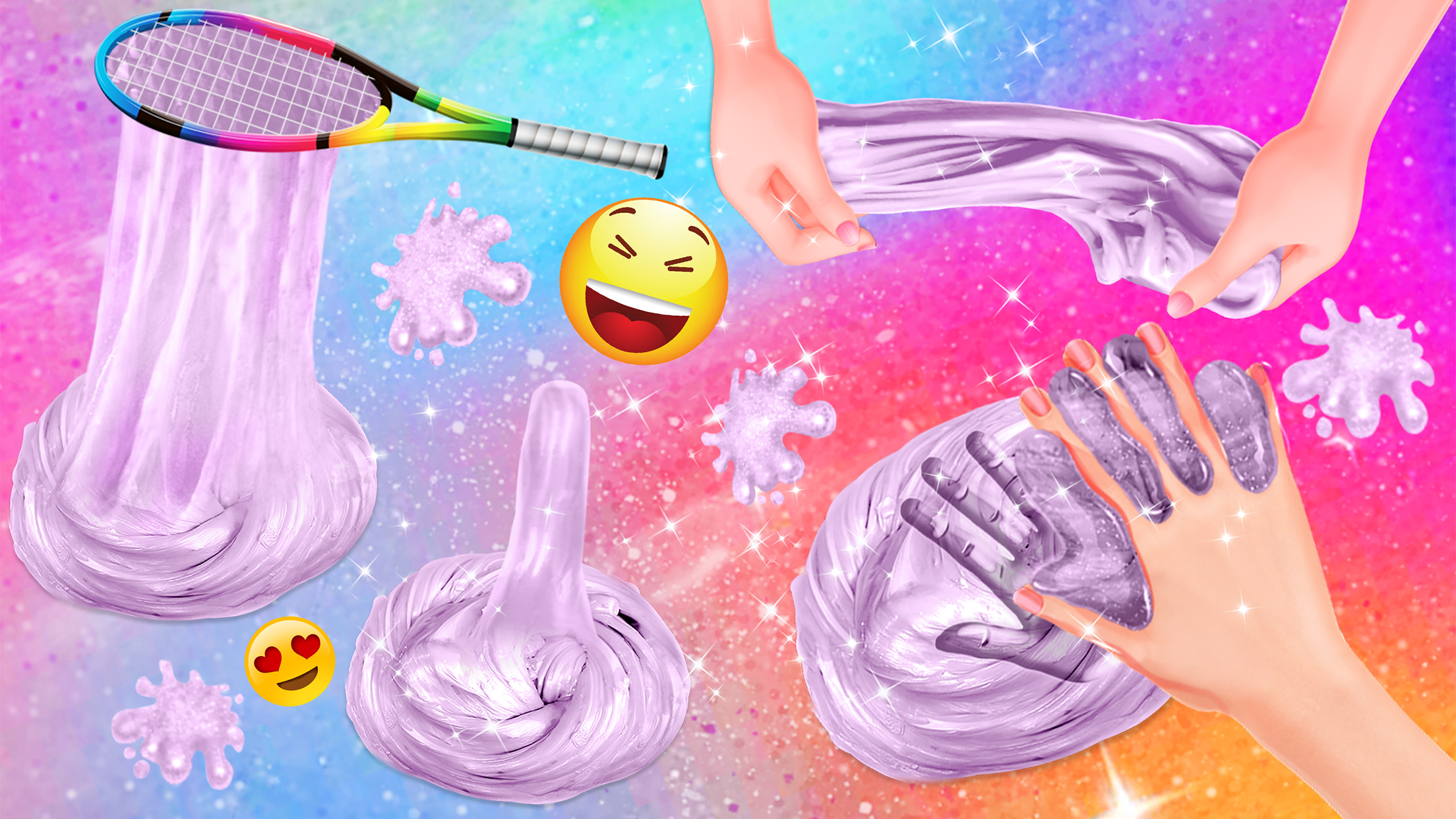 اسکرین شات 3 بازی Rainbow Slime Kit