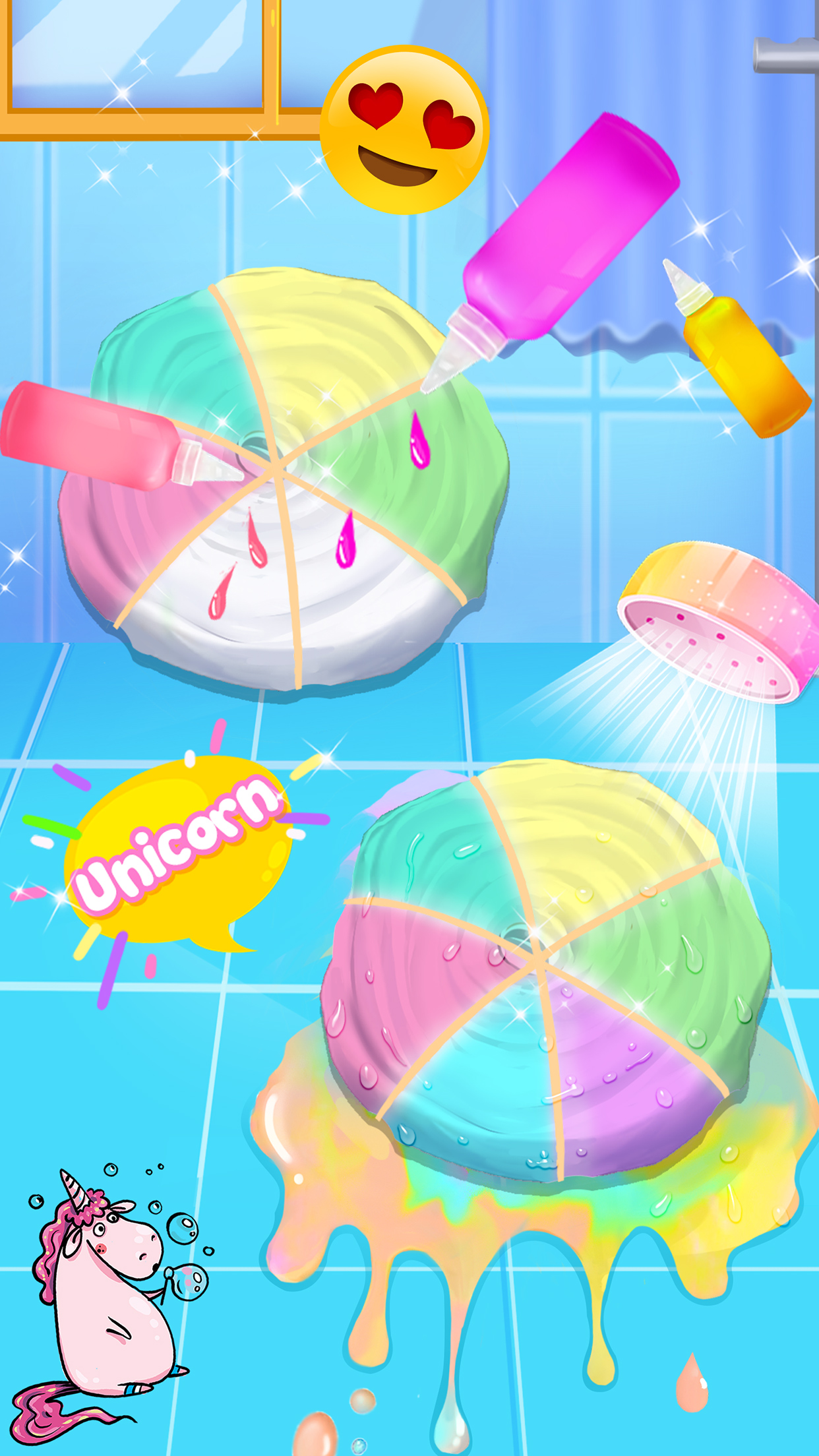اسکرین شات 3 بازی Tie Dye: Unicorn Pattern