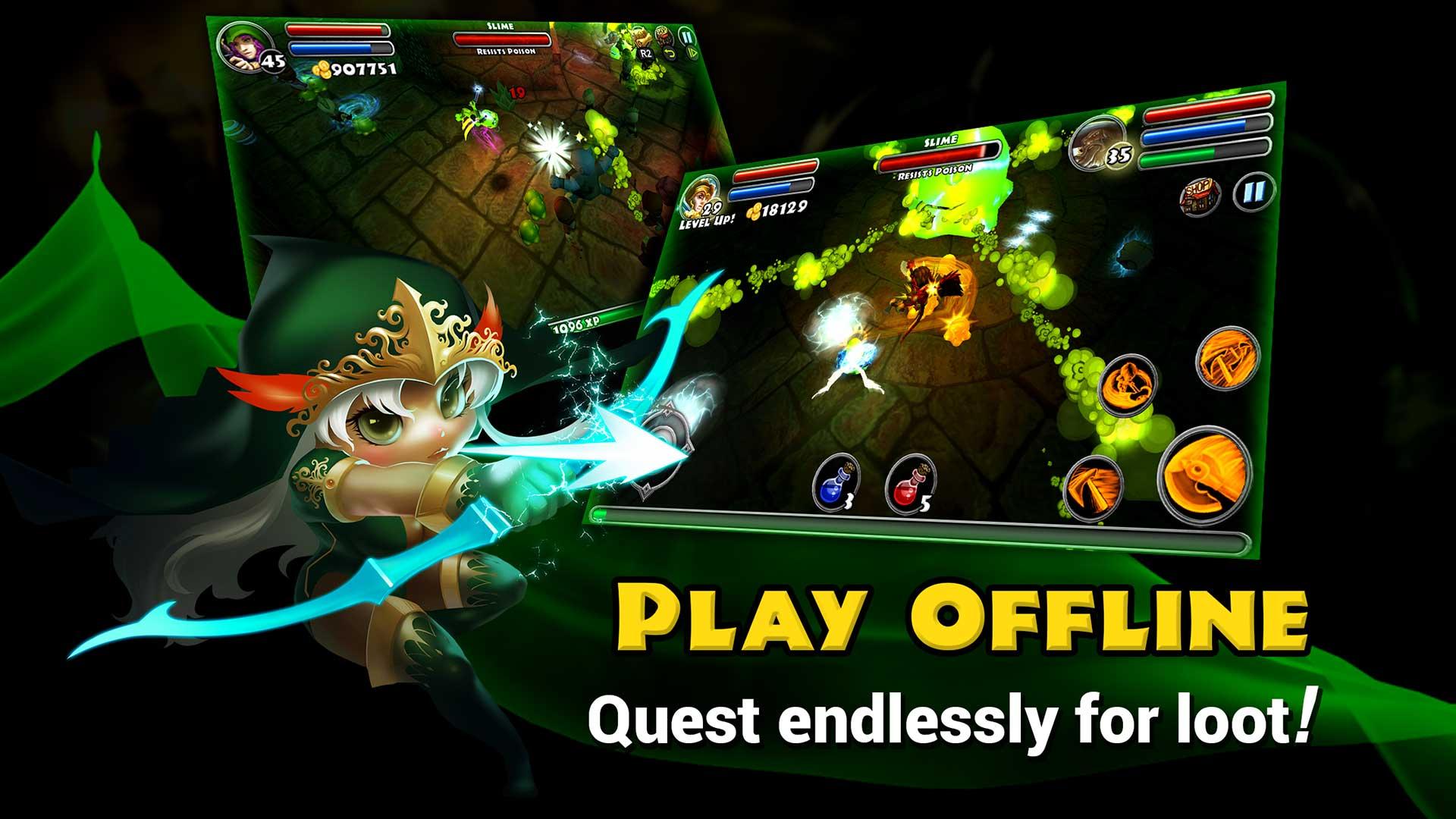 اسکرین شات 2 بازی Dungeon Quest