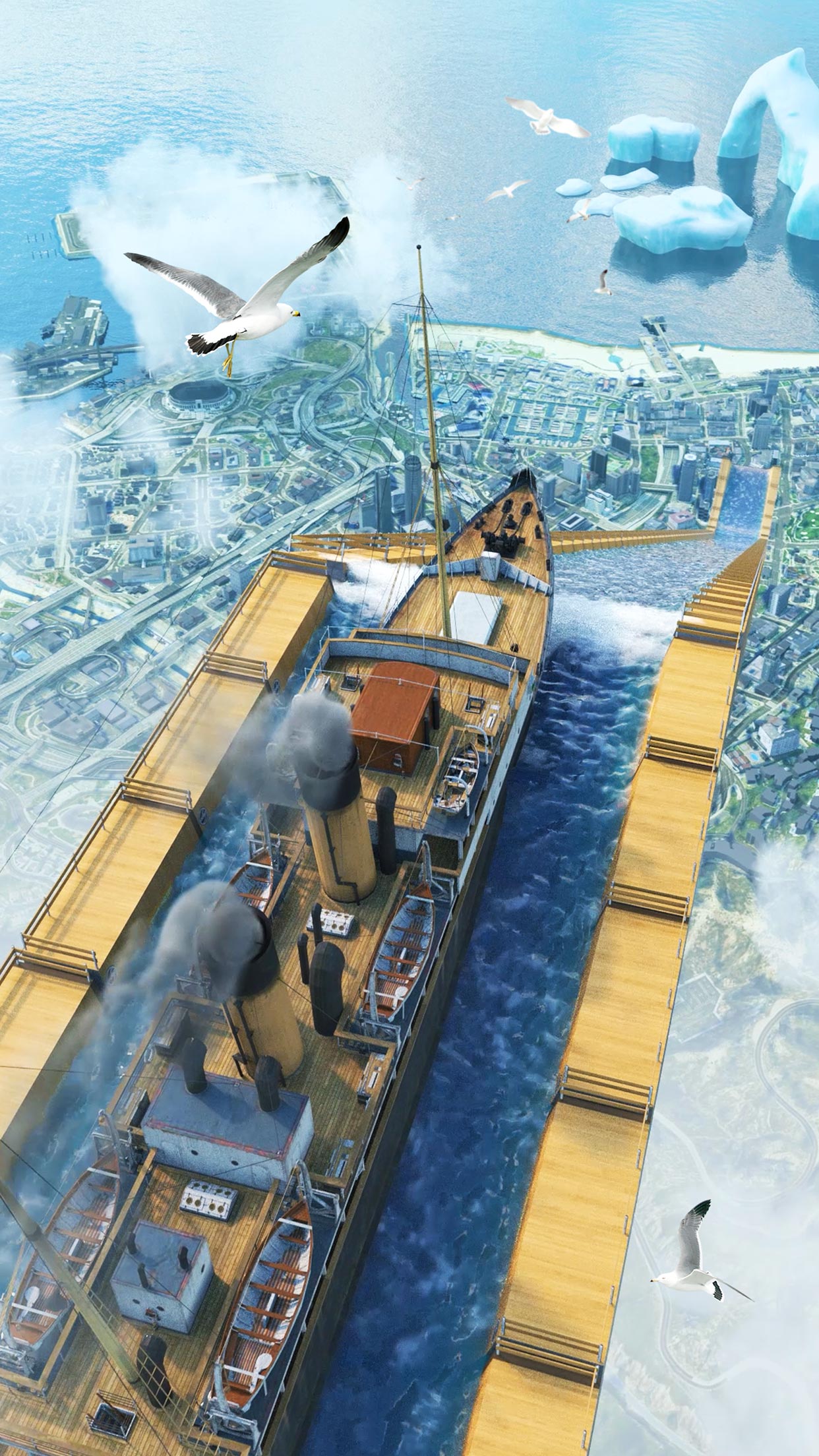 اسکرین شات 2 بازی Ship Ramp Jumping