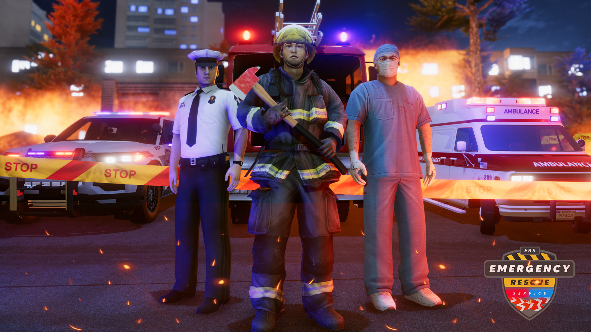 اسکرین شات 5 بازی Emergency Firefighter Police