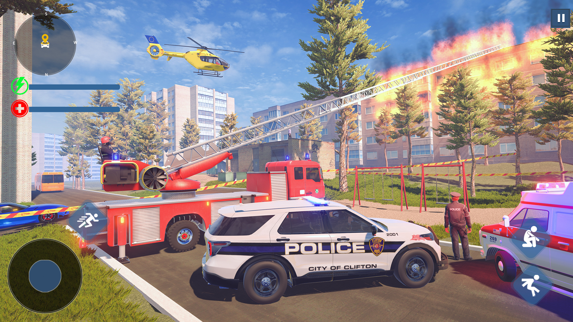 اسکرین شات 2 بازی Emergency Firefighter Police