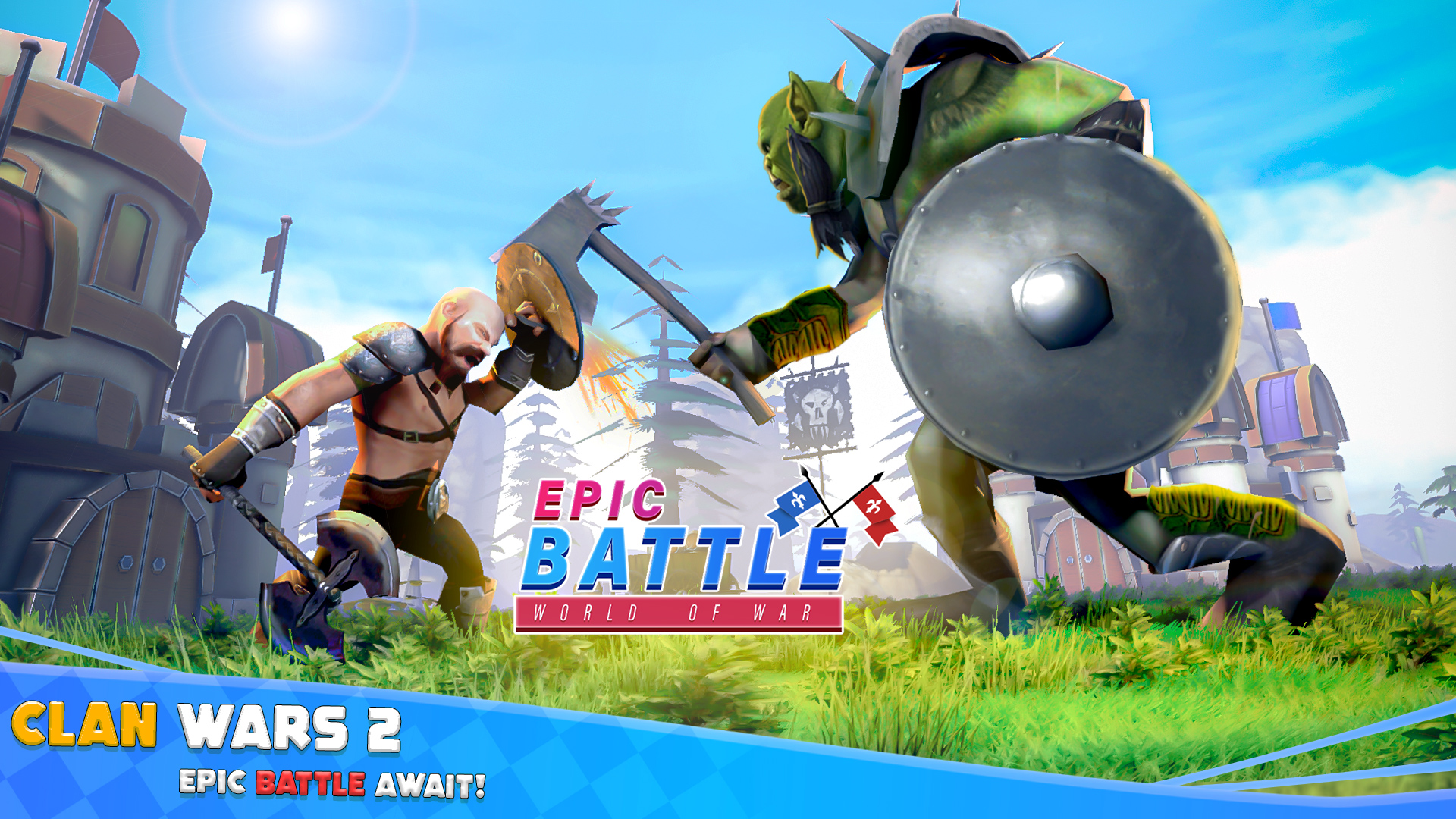 اسکرین شات 1 بازی Epic War Simulator Battle Game