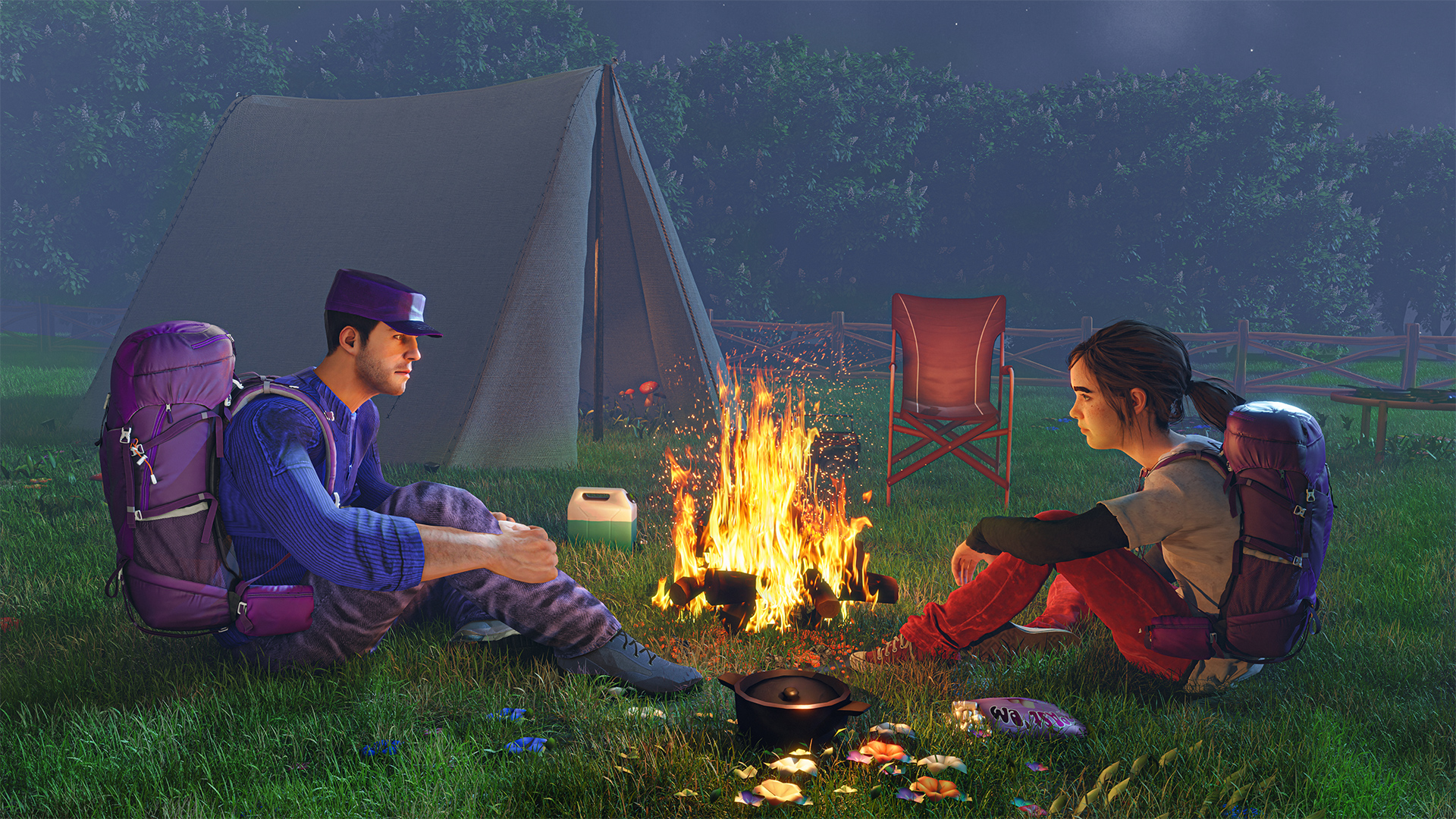 اسکرین شات 2 بازی Forest Camping Survival Sim 3D