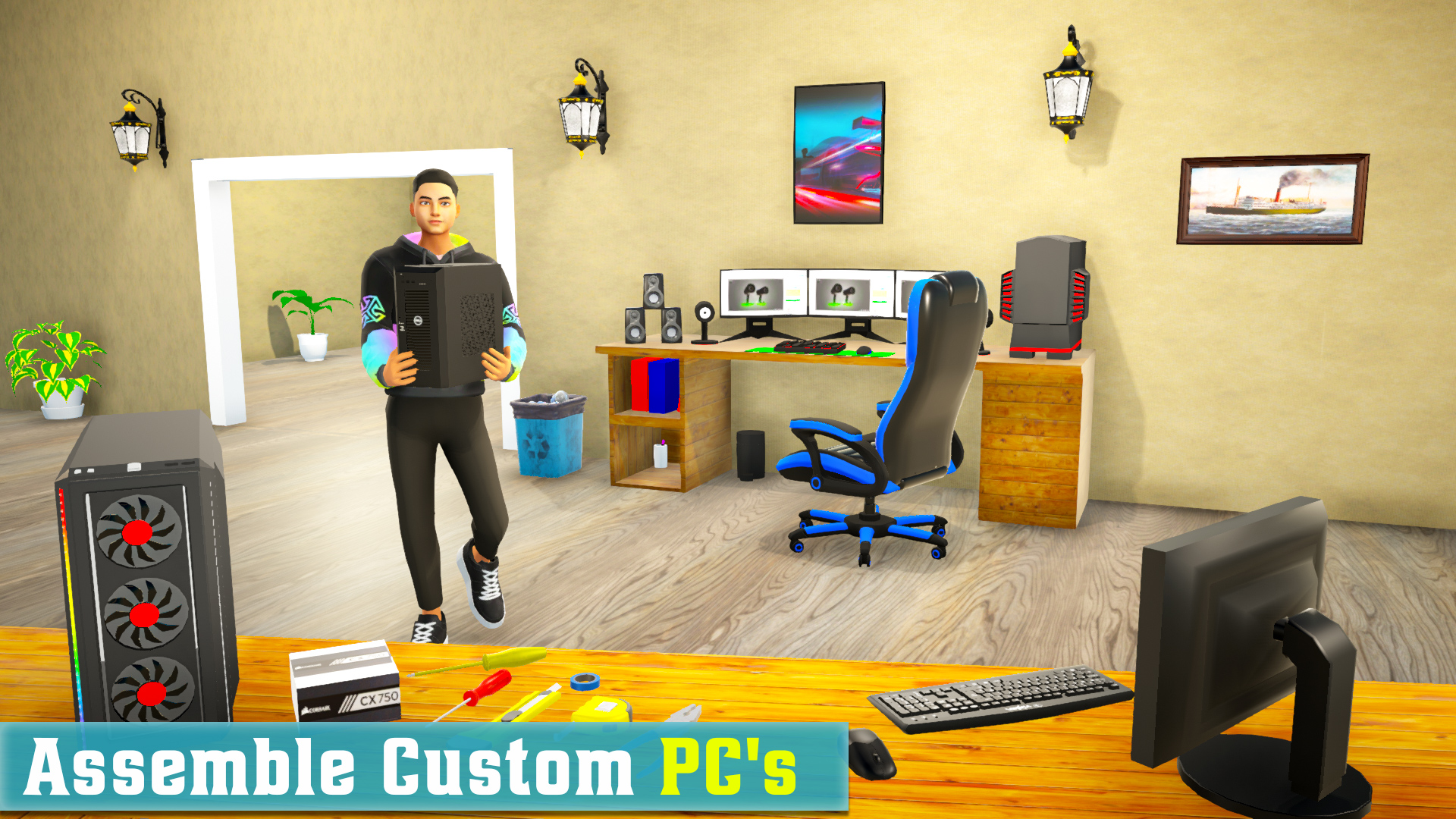 اسکرین شات 5 بازی Gaming PC Building Simulator