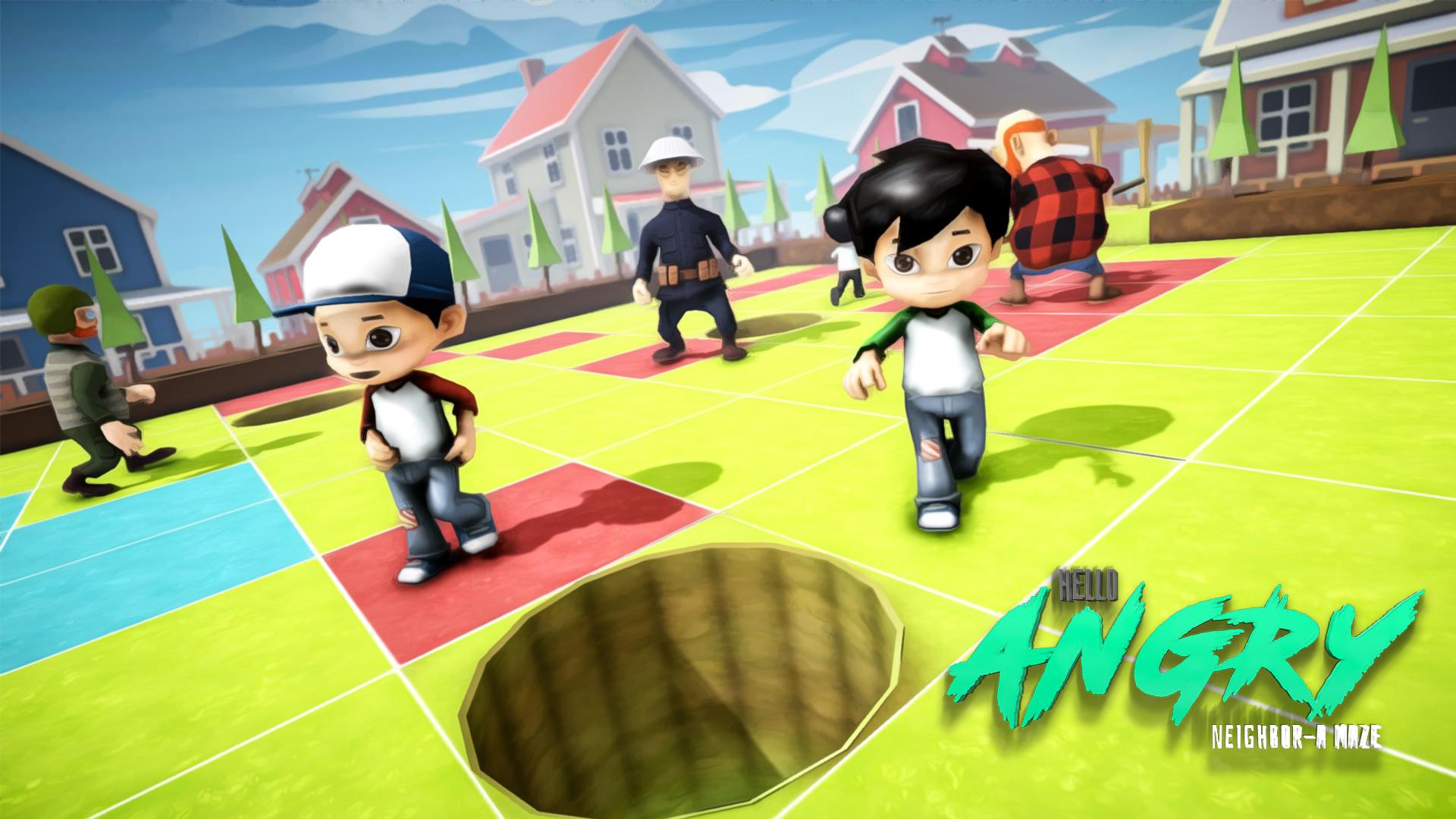 اسکرین شات 1 برنامه Hello Angry Neighbor-A Maze