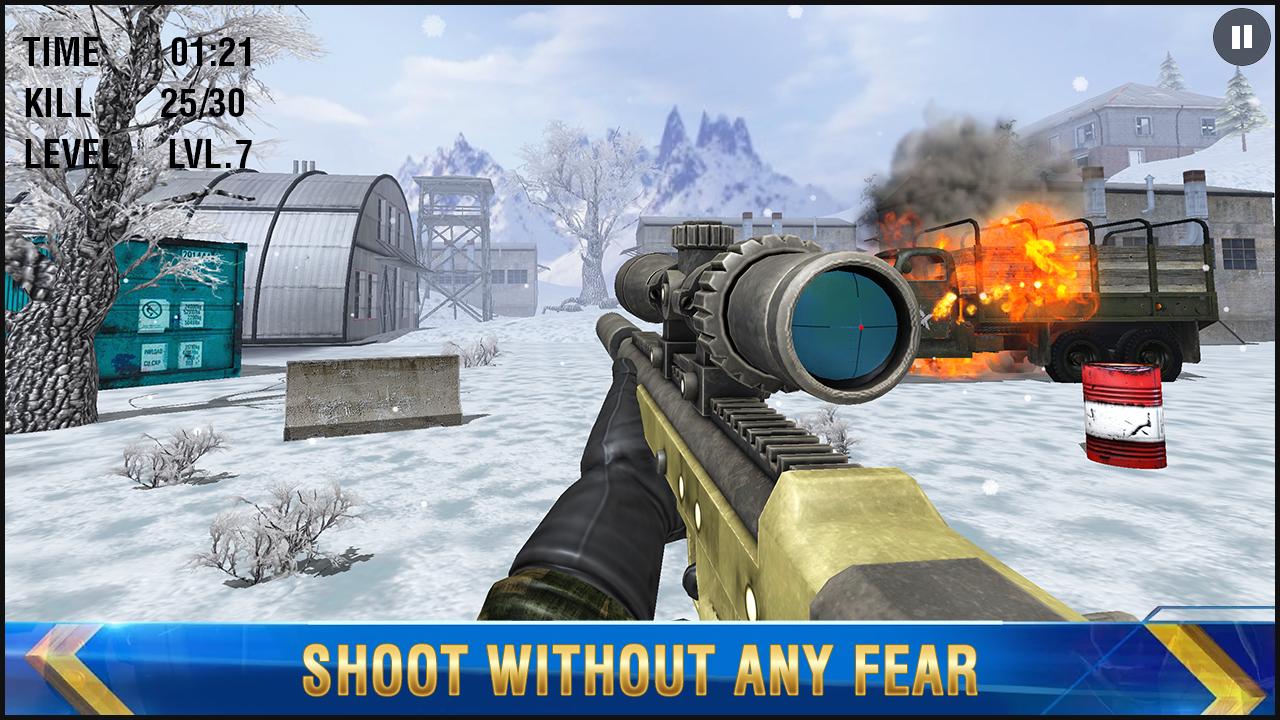 اسکرین شات 5 بازی Sniper Gun Games: Winter War