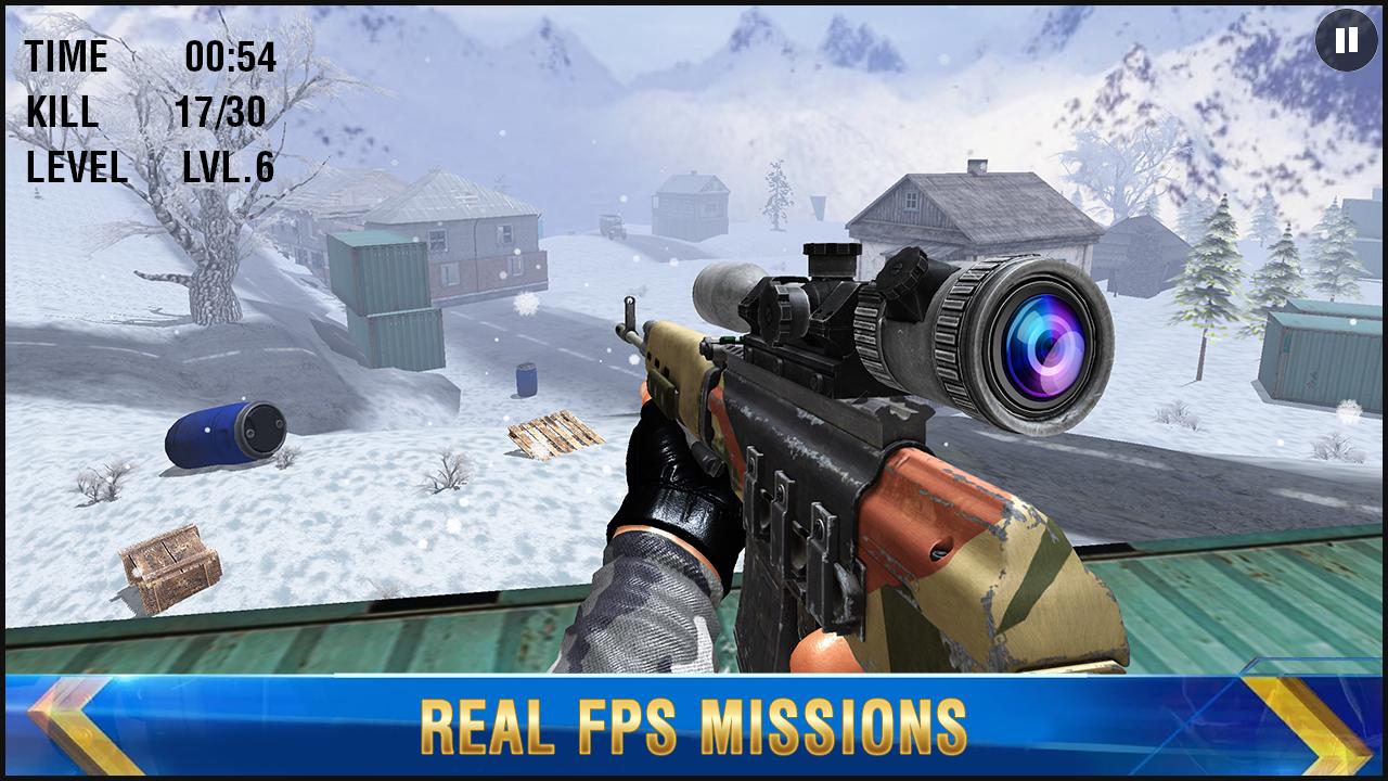 اسکرین شات 4 بازی Sniper Gun Games: Winter War