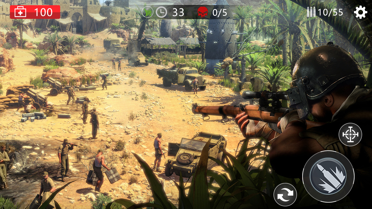 اسکرین شات 5 بازی Sniper 3D Gun Shooter: Offline