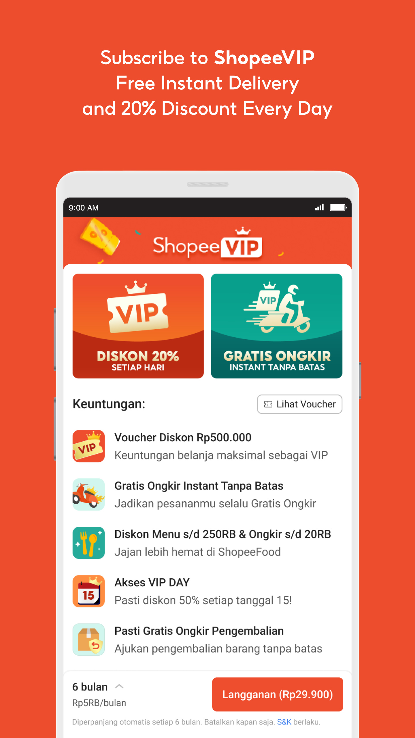 اسکرین شات 6 برنامه Shopee Indonesia