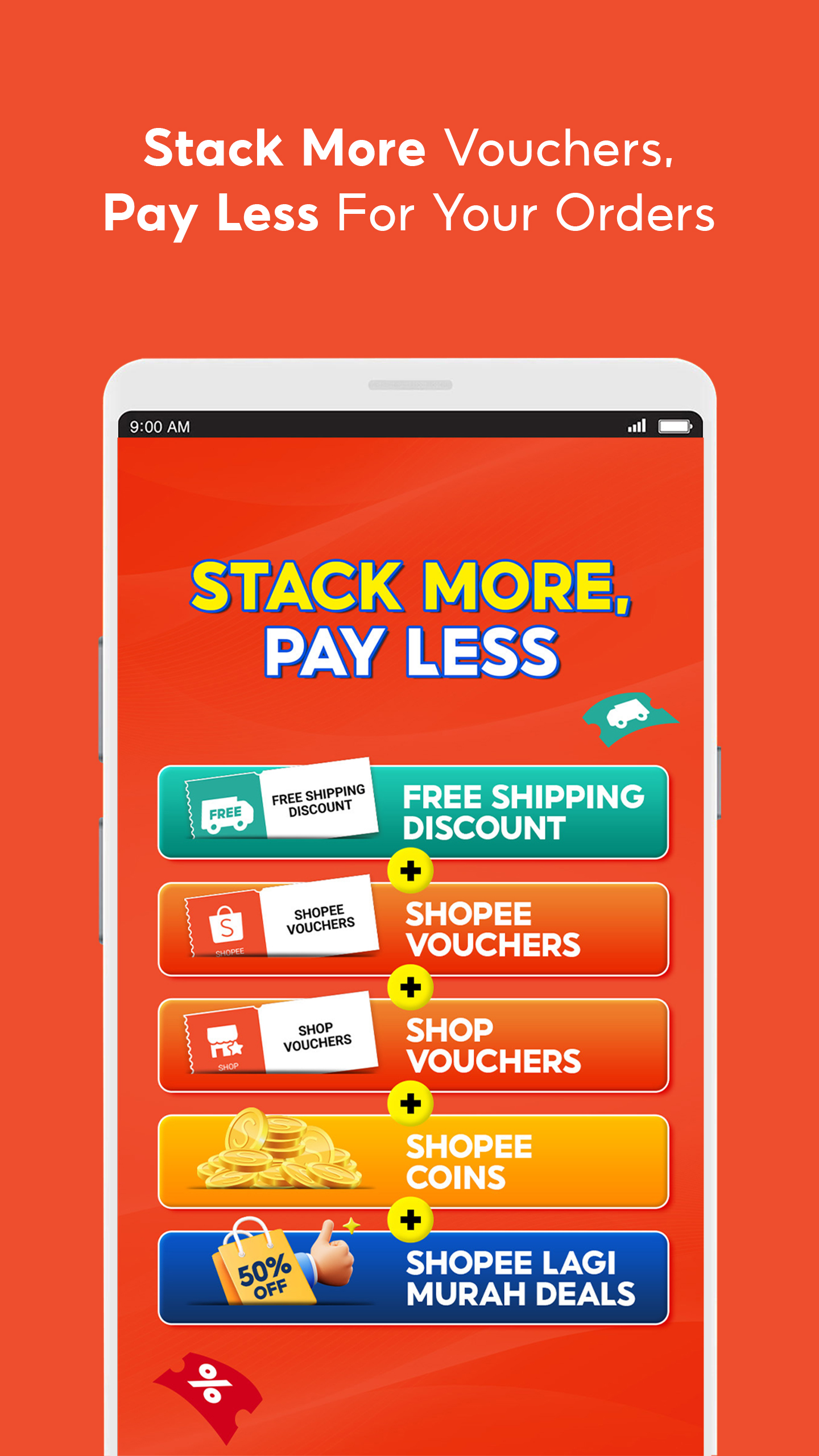 اسکرین شات 2 برنامه Shopee MY: No Shipping Fee