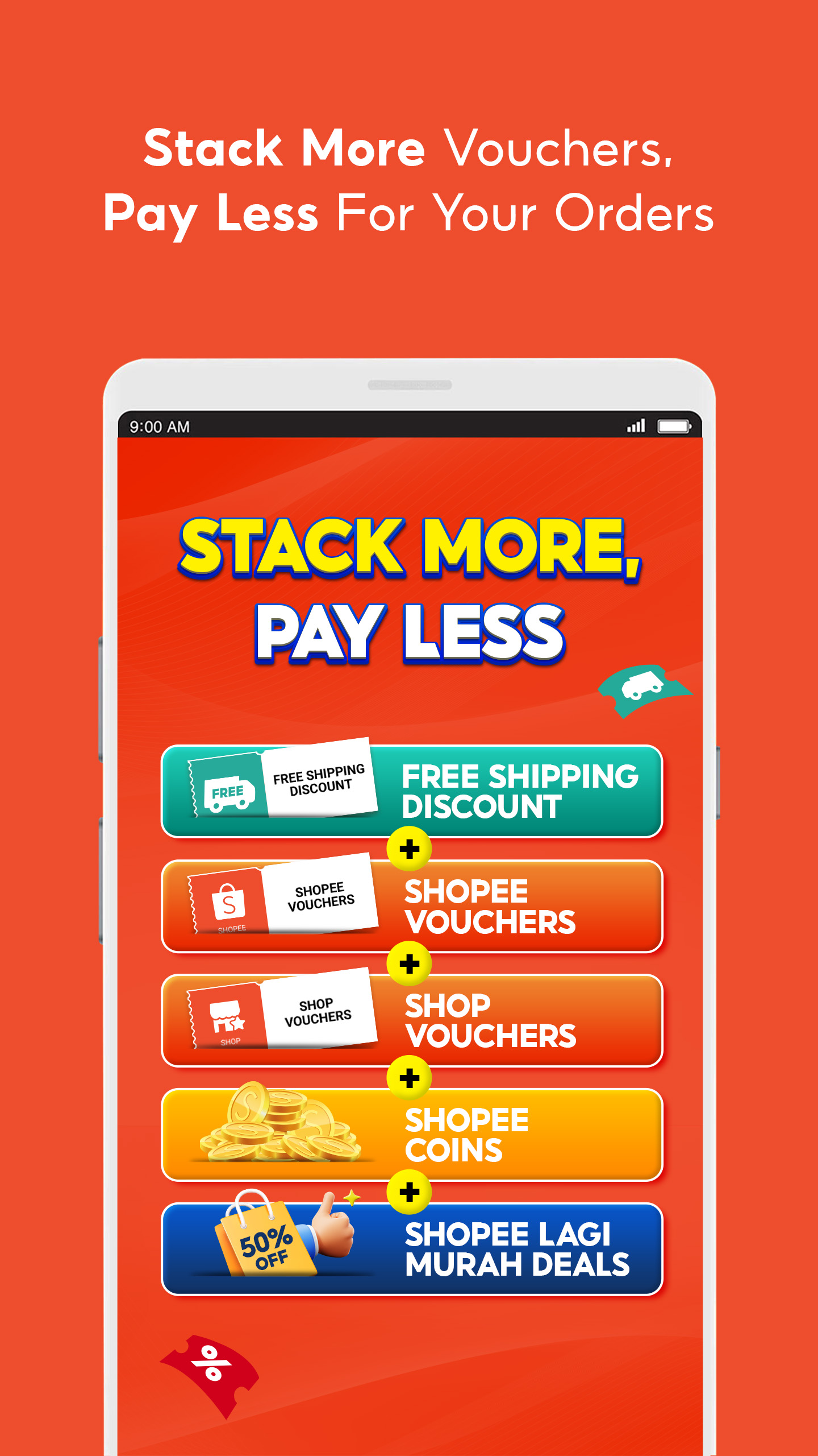اسکرین شات 2 برنامه Shopee MY: No Shipping Fee
