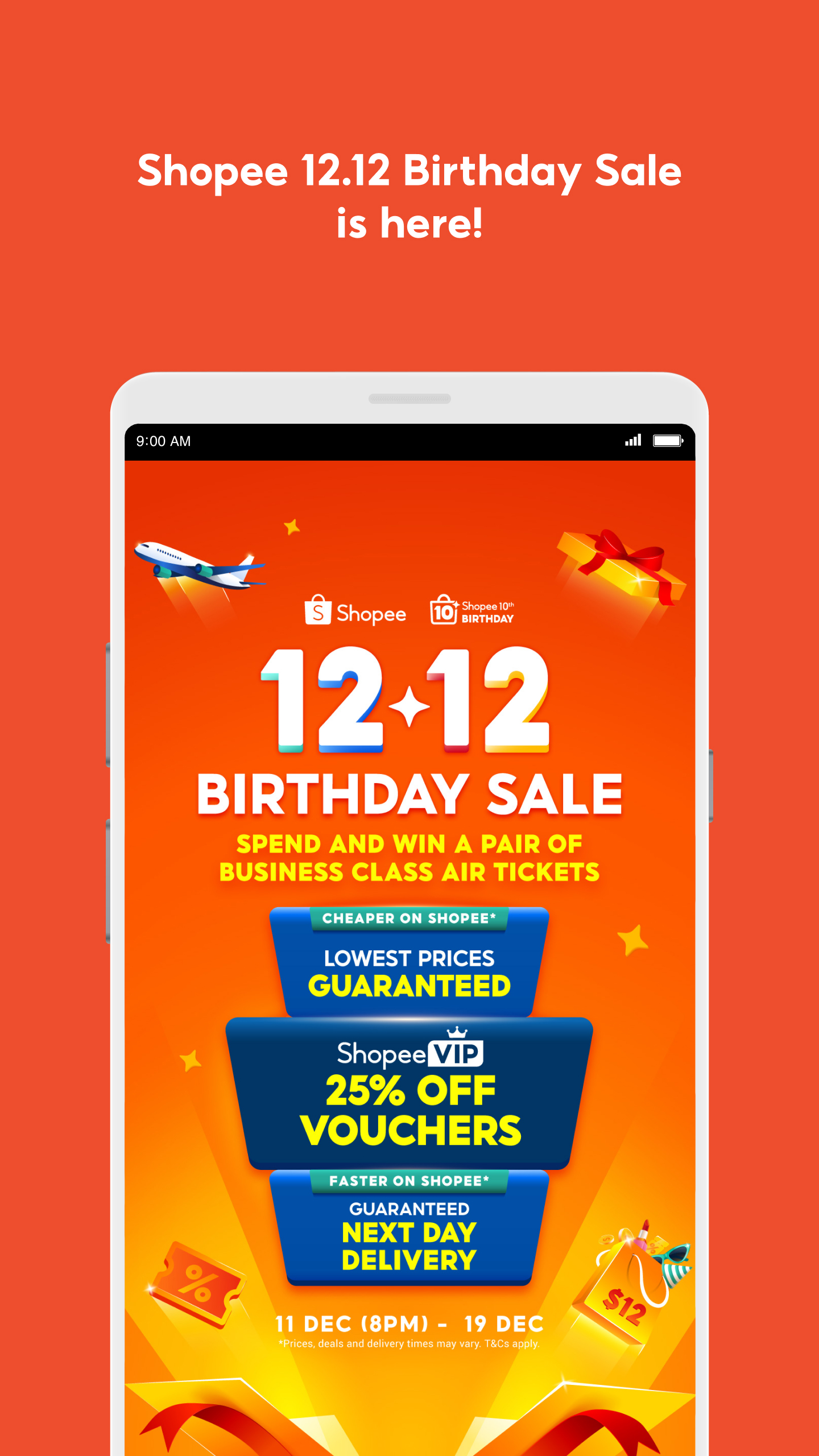 اسکرین شات 2 برنامه Shopee 12.12 Birthday Party