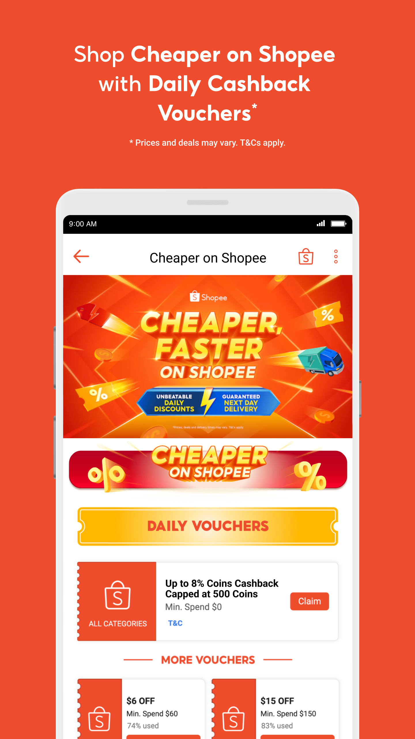 اسکرین شات 3 برنامه Shopee: Shop Cheaper, Faster