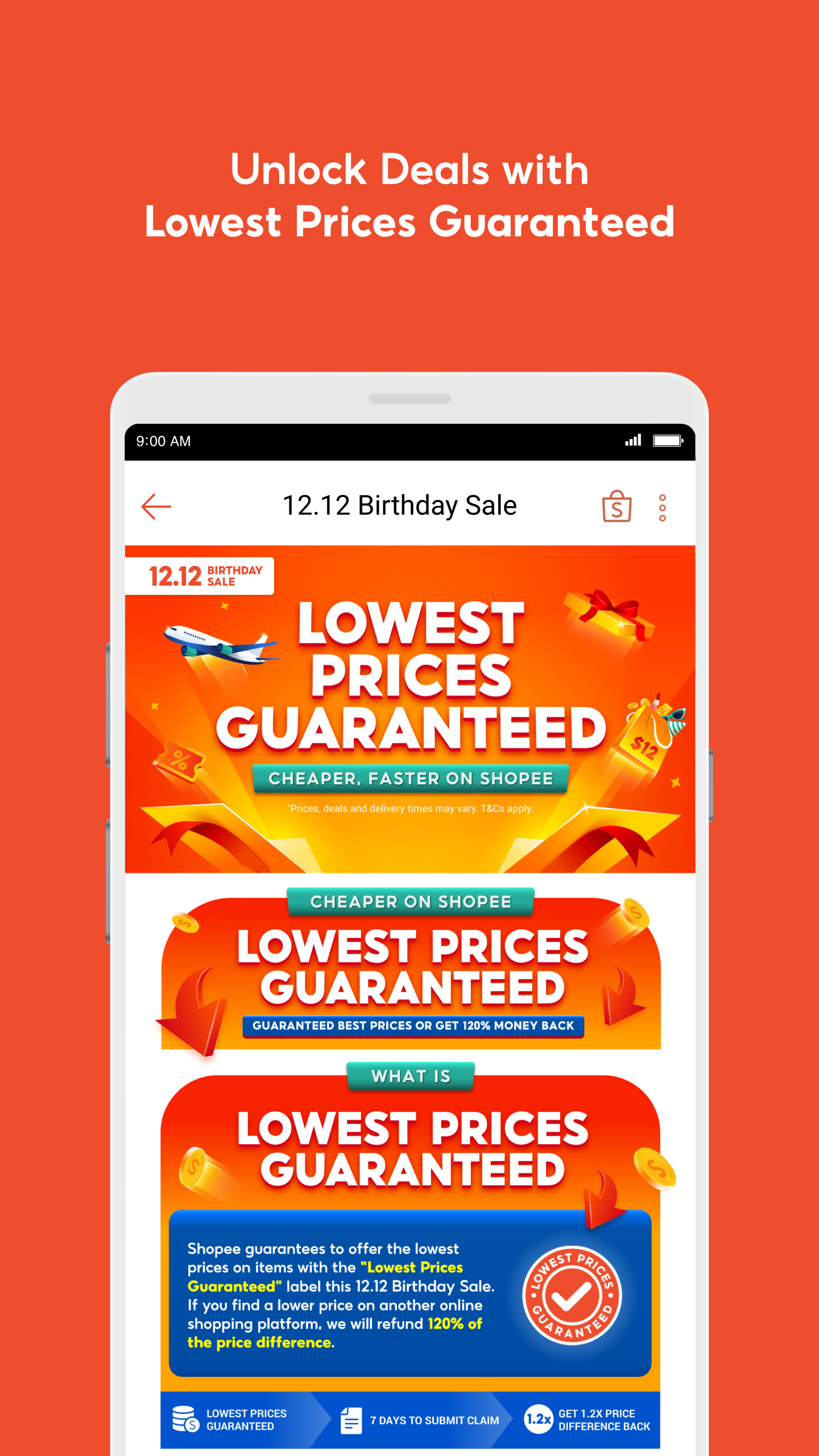 اسکرین شات 5 برنامه Shopee 12.12 Birthday Party