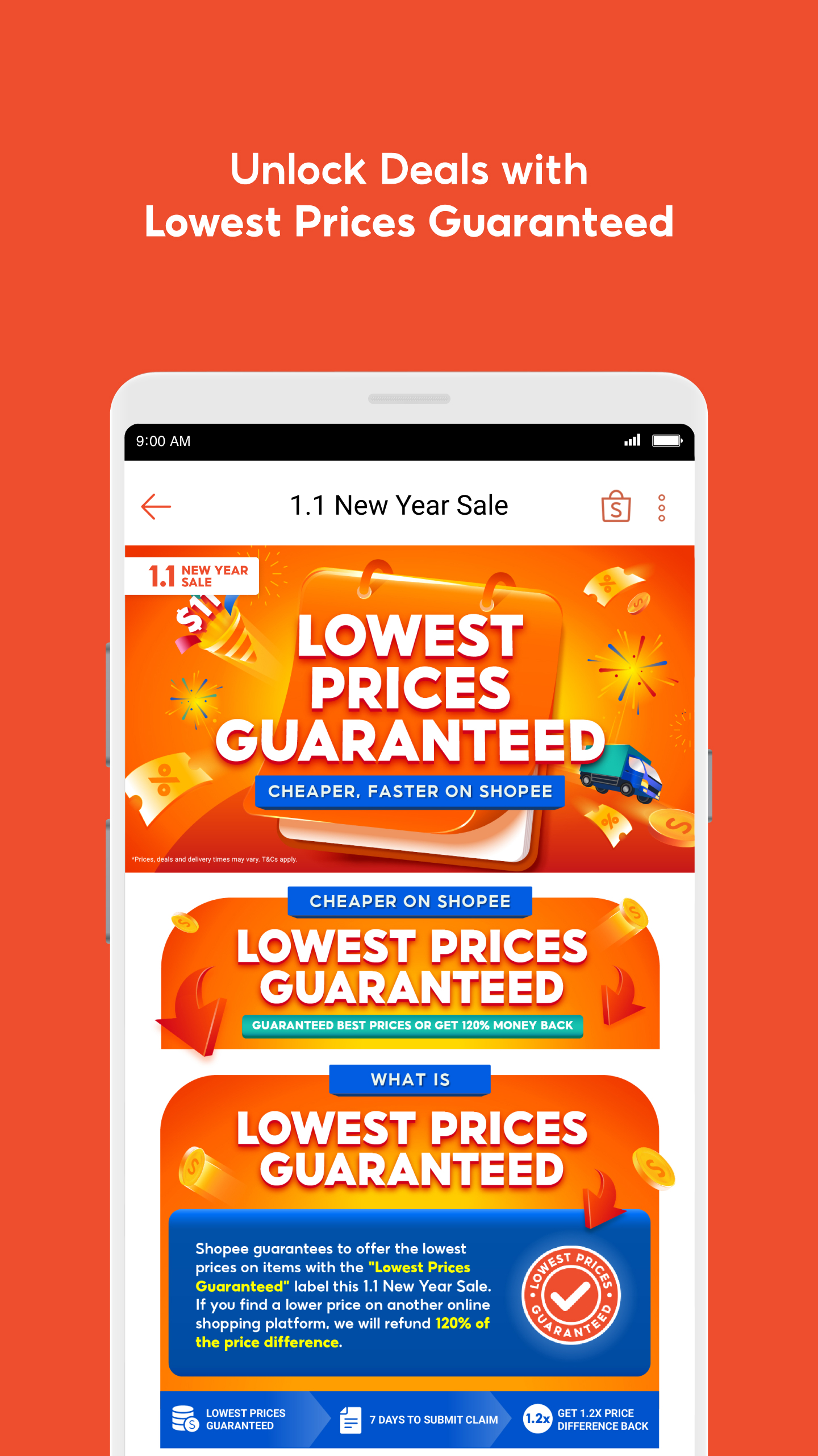 اسکرین شات 4 برنامه Shopee 1.1 New Year Party