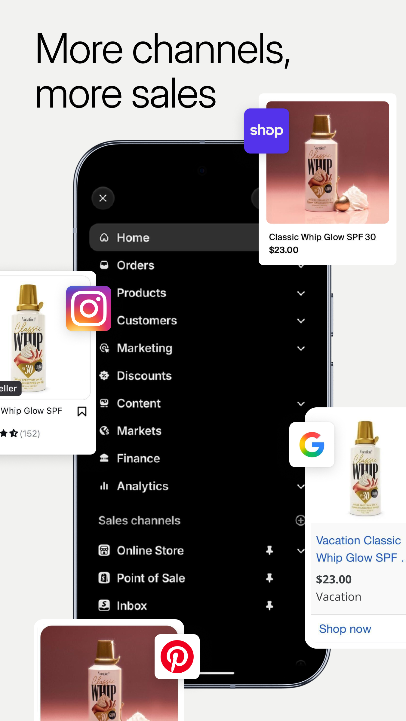 اسکرین شات 7 برنامه Shopify: Sell online/in person