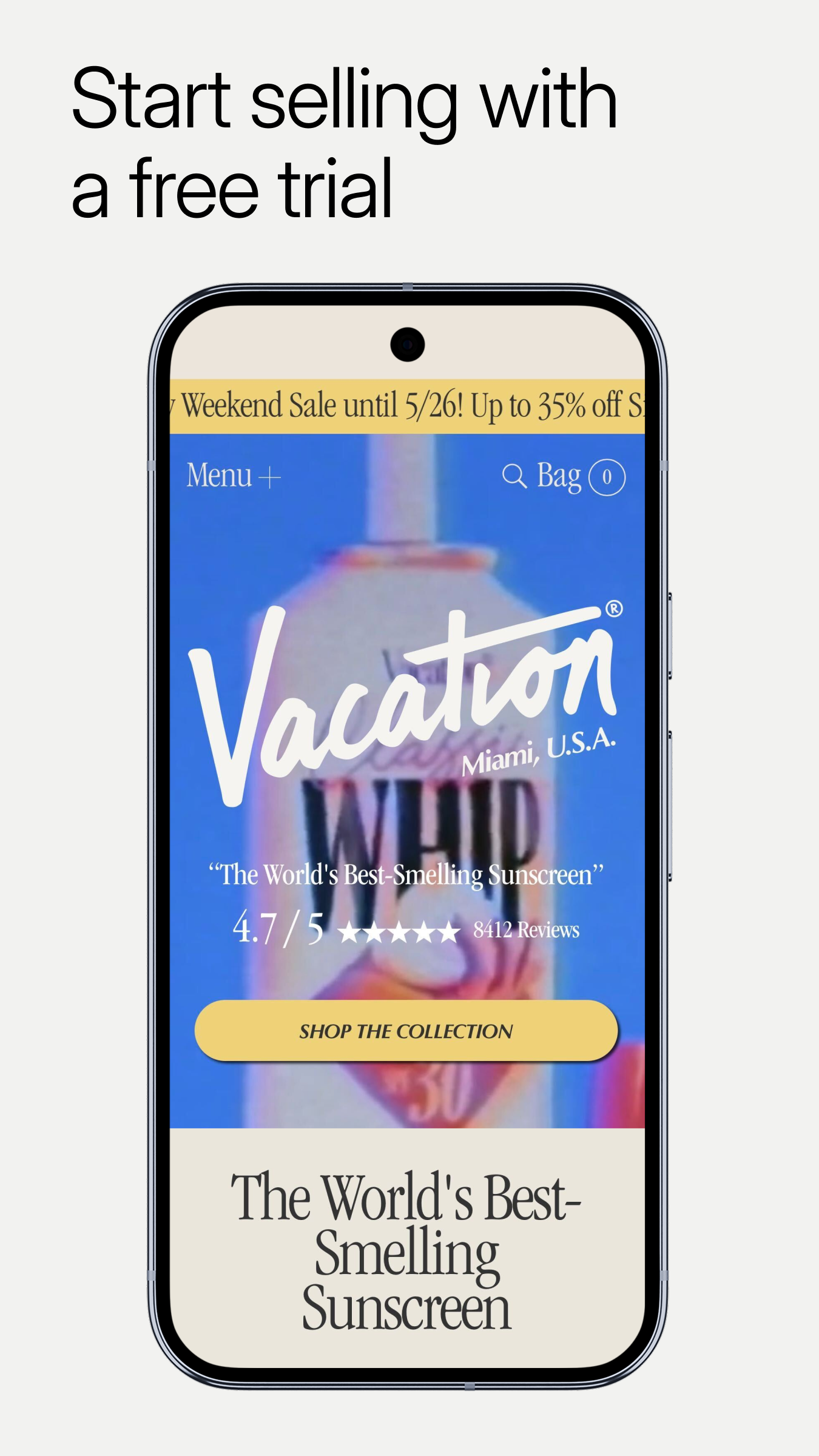 اسکرین شات 1 برنامه Shopify: Sell online/in person