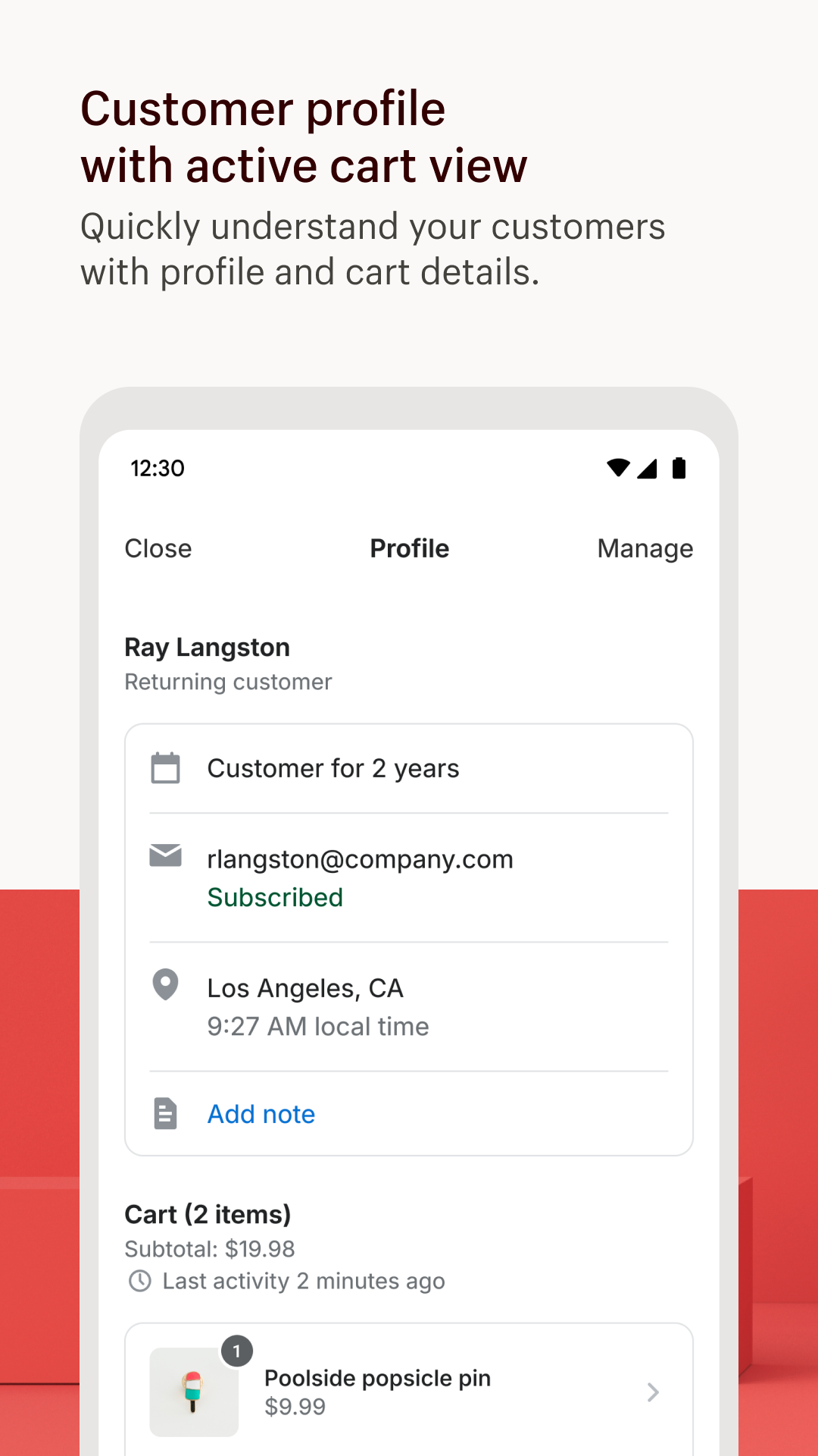 اسکرین شات 5 برنامه Shopify Inbox