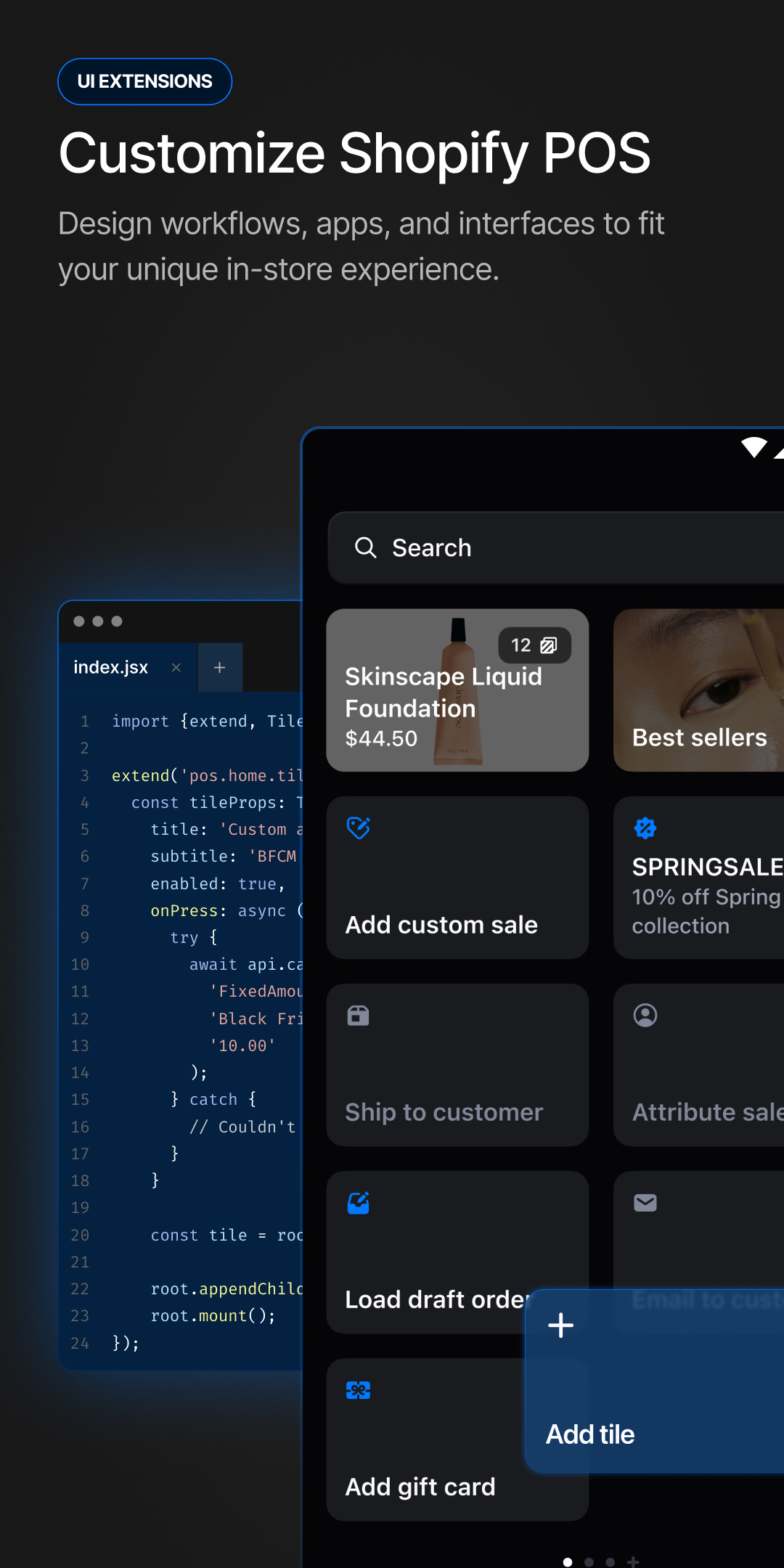 اسکرین شات 6 برنامه Shopify Point of Sale (POS)