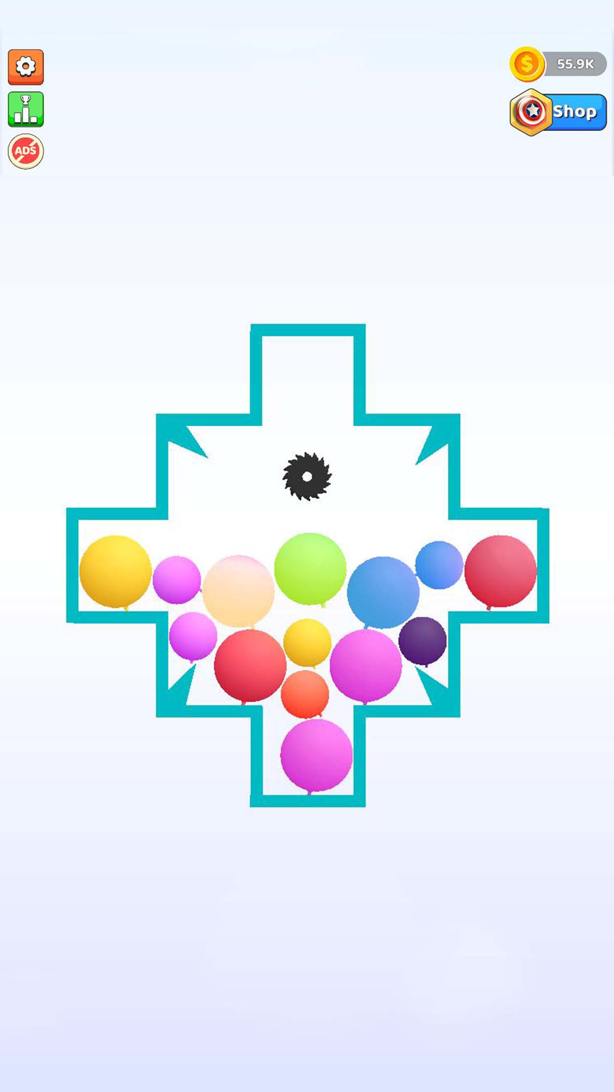 اسکرین شات 1 بازی Bounce and pop - Puff Balloon