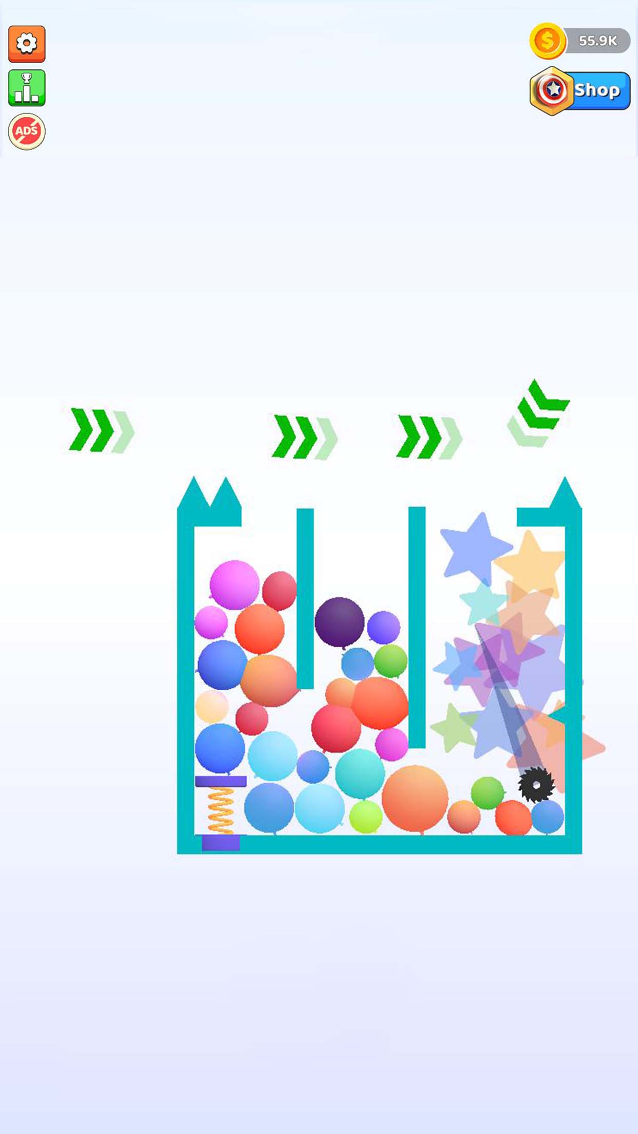 اسکرین شات 2 بازی Bounce and pop - Puff Balloon
