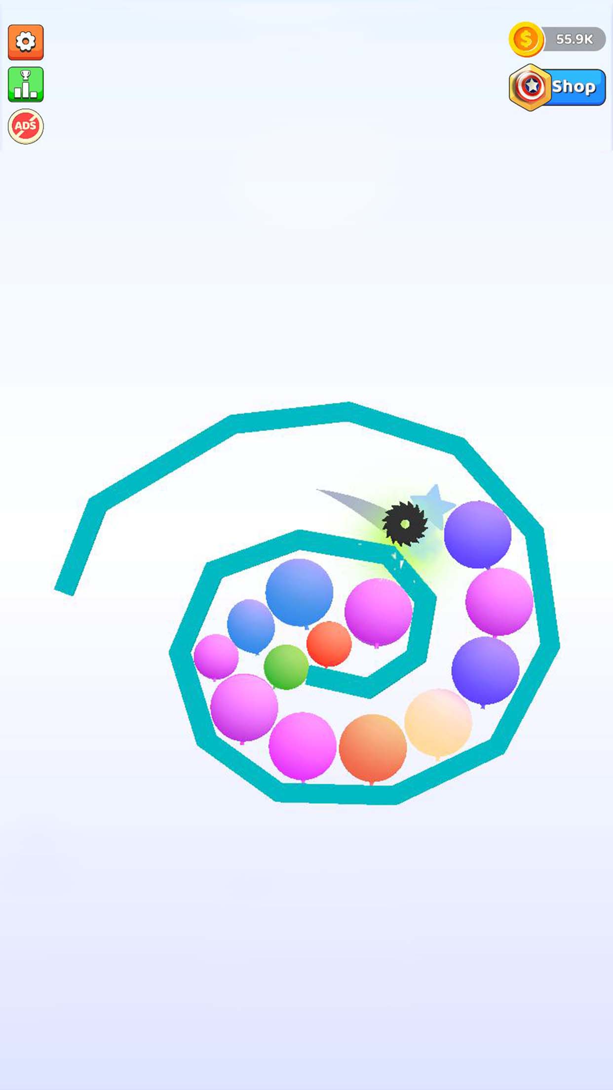 اسکرین شات 4 بازی Bounce and pop - Puff Balloon