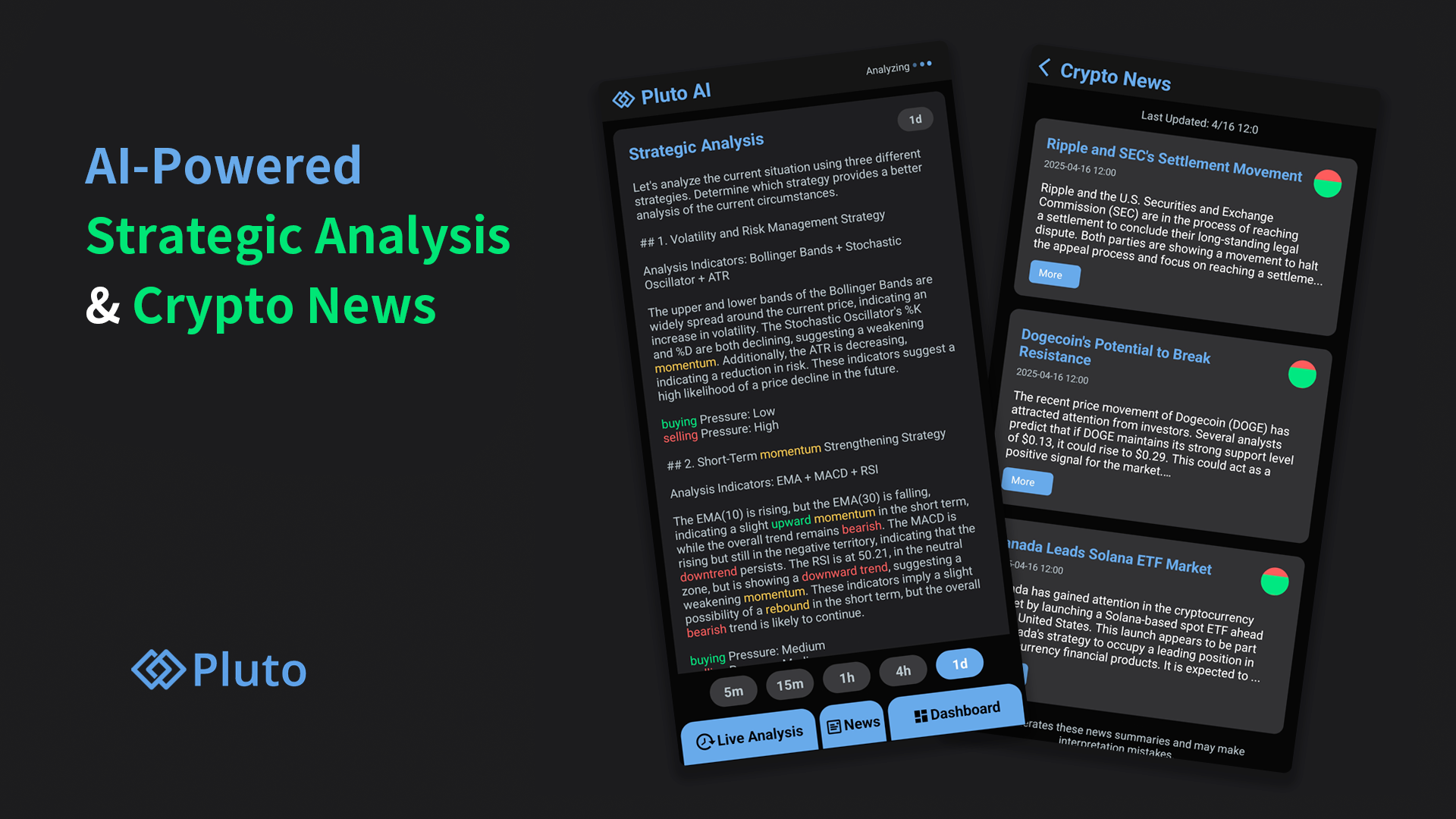 اسکرین شات 5 برنامه Pluto AI - AI Crypto Analysis