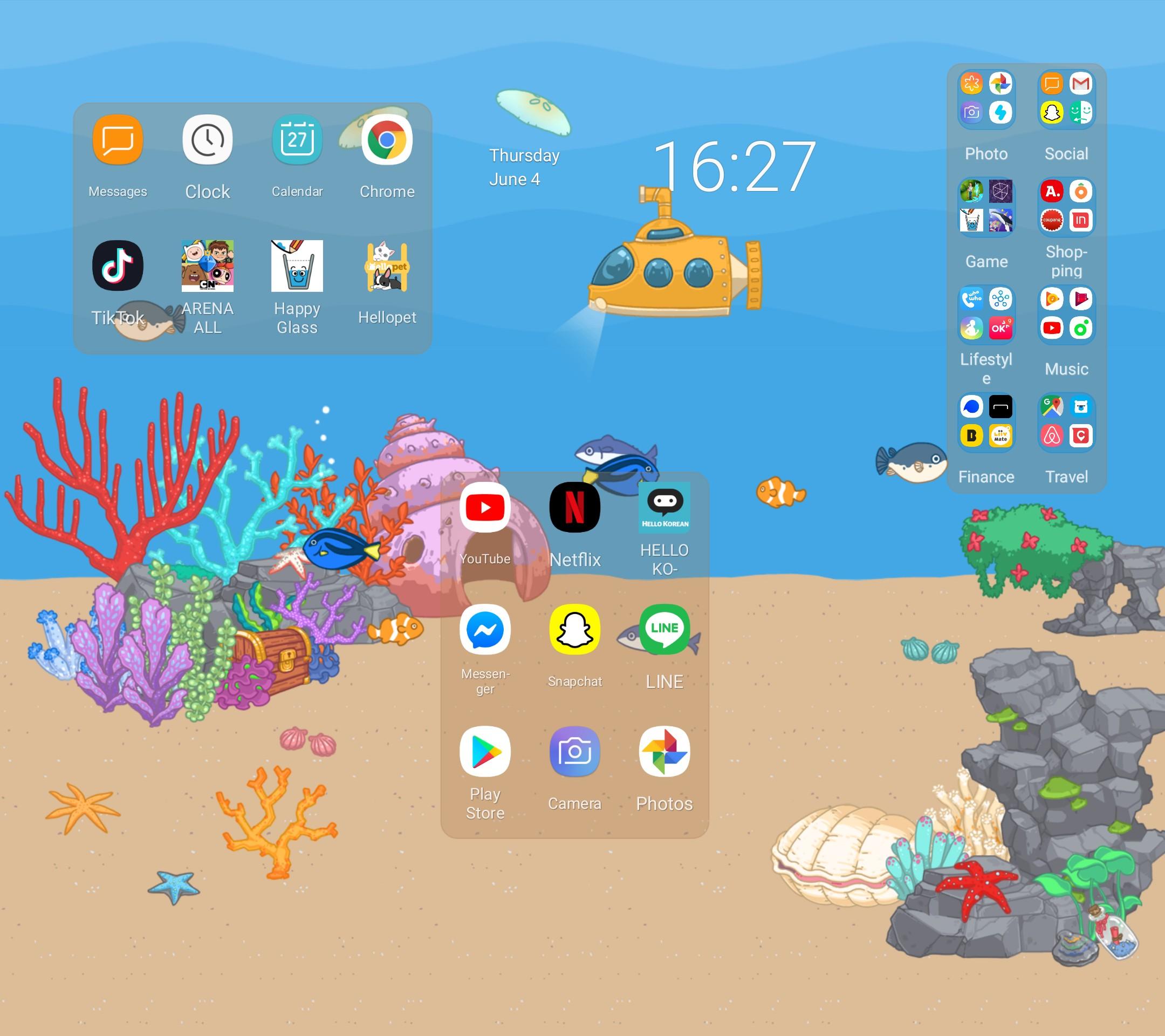 اسکرین شات 8 برنامه Wide Launcher
