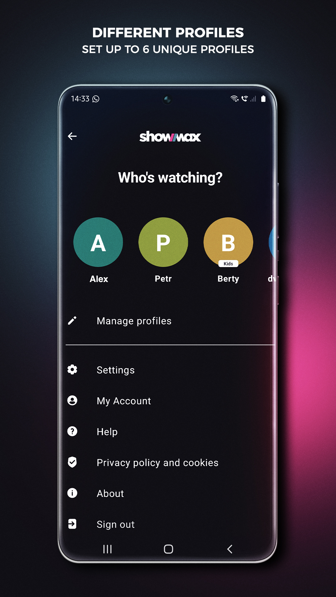 اسکرین شات 7 برنامه Showmax 1.0