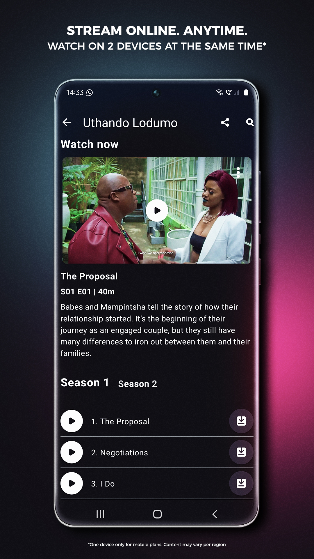 اسکرین شات 8 برنامه Showmax 1.0