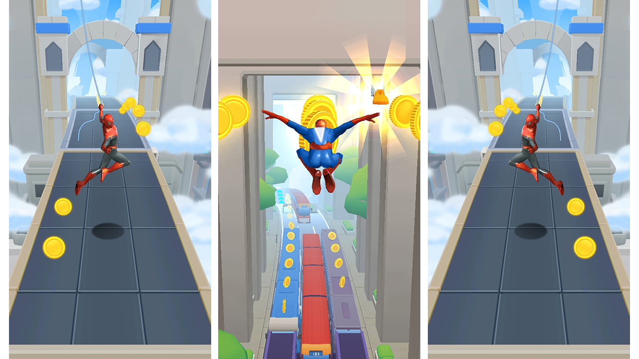 اسکرین شات 6 بازی Spider Endless Hero Run