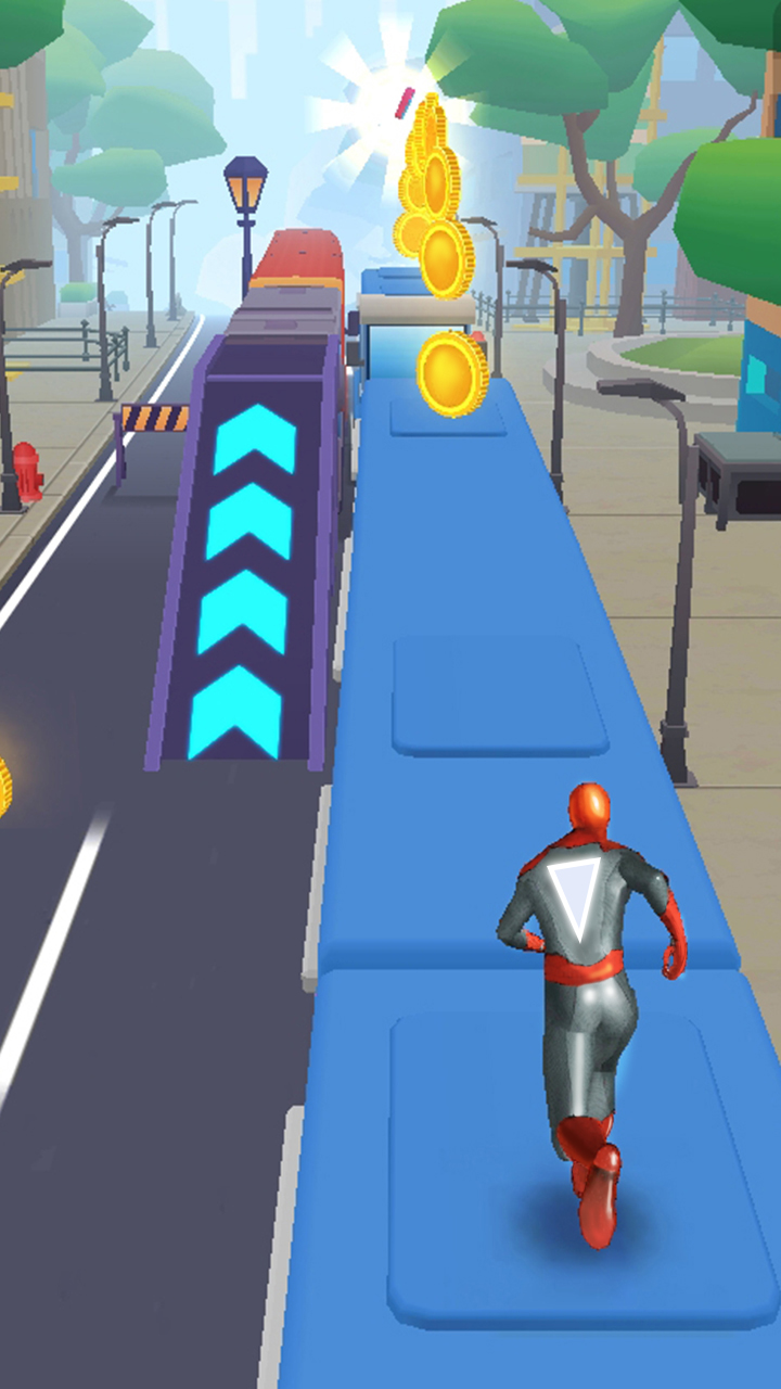اسکرین شات 4 بازی Spider Endless Hero Run