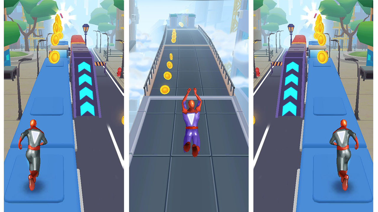 اسکرین شات 8 بازی Spider Endless Hero Run