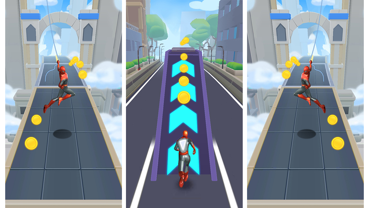 اسکرین شات 7 بازی Spider Endless Hero Run