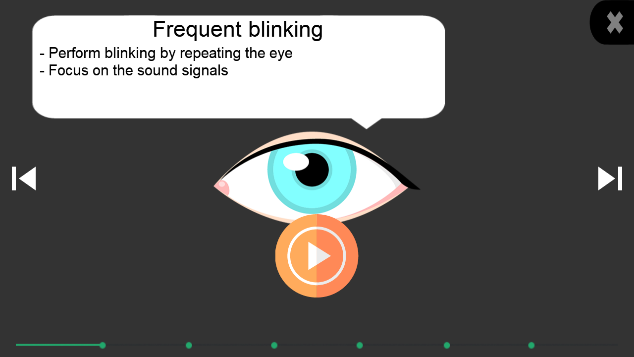 اسکرین شات 2 برنامه Eyesight recovery workout