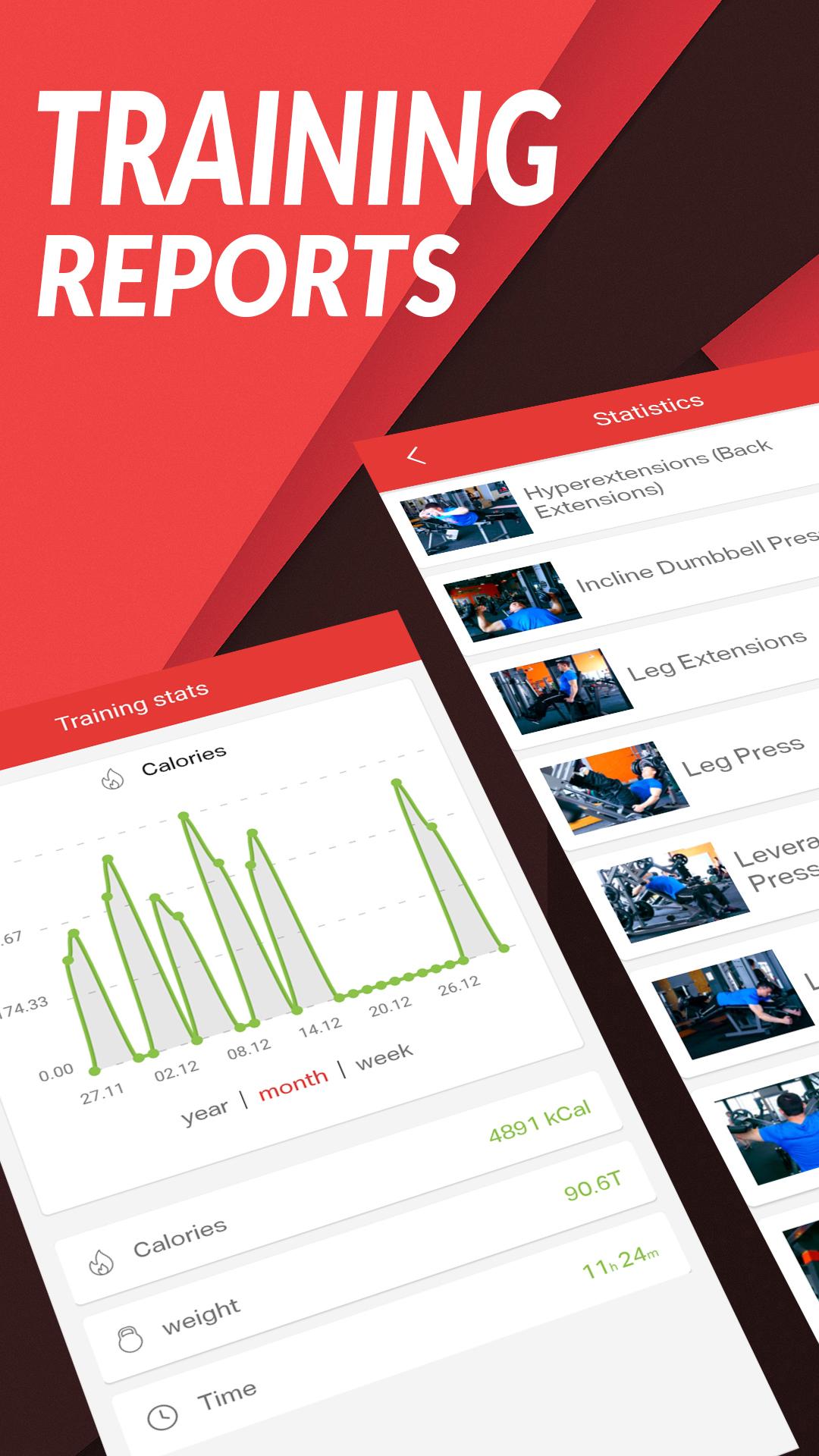 اسکرین شات 5 برنامه GT personal gym trainer