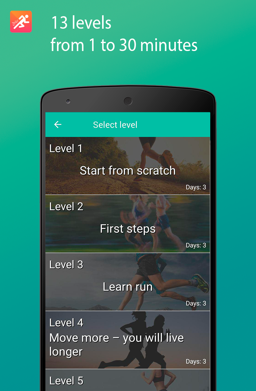 اسکرین شات 1 برنامه Start Run BeStronger