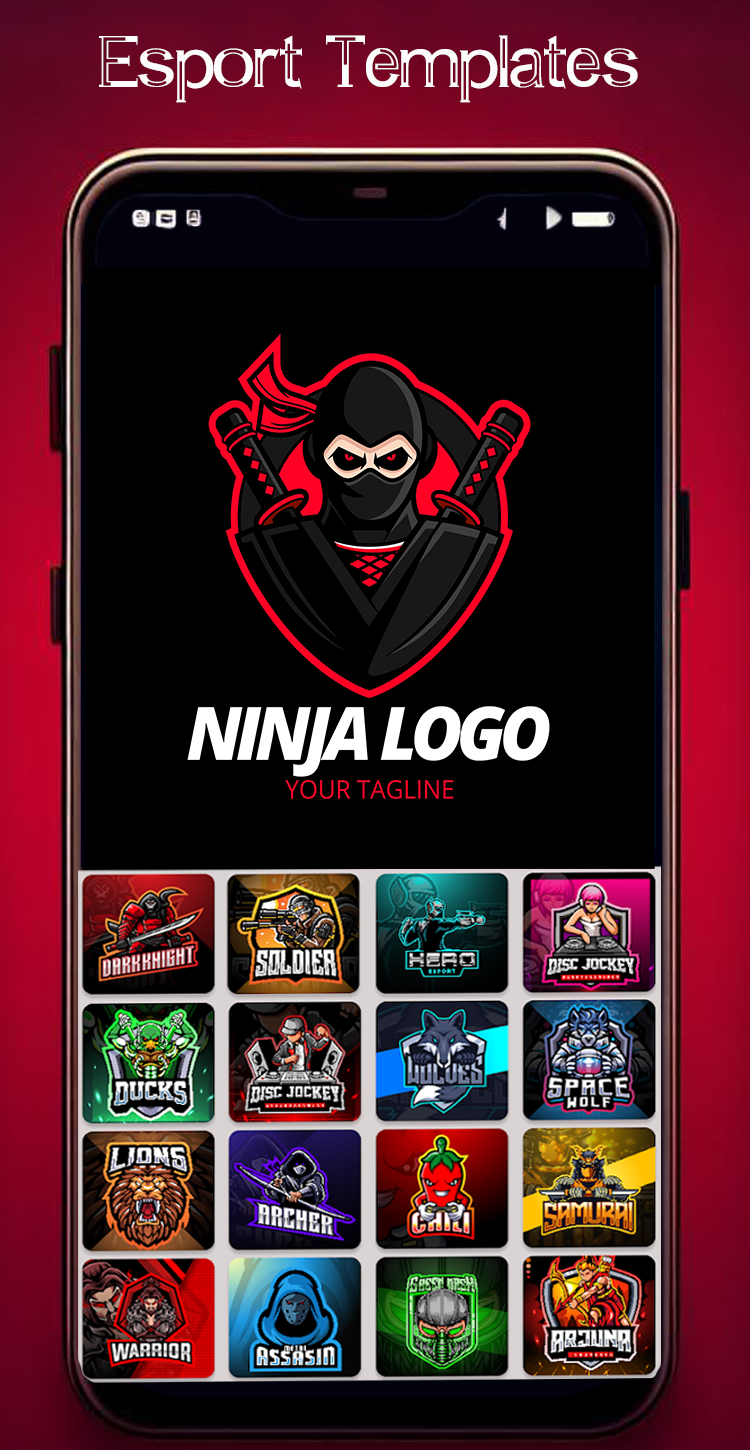 اسکرین شات 3 برنامه Esports Gaming Logo Maker